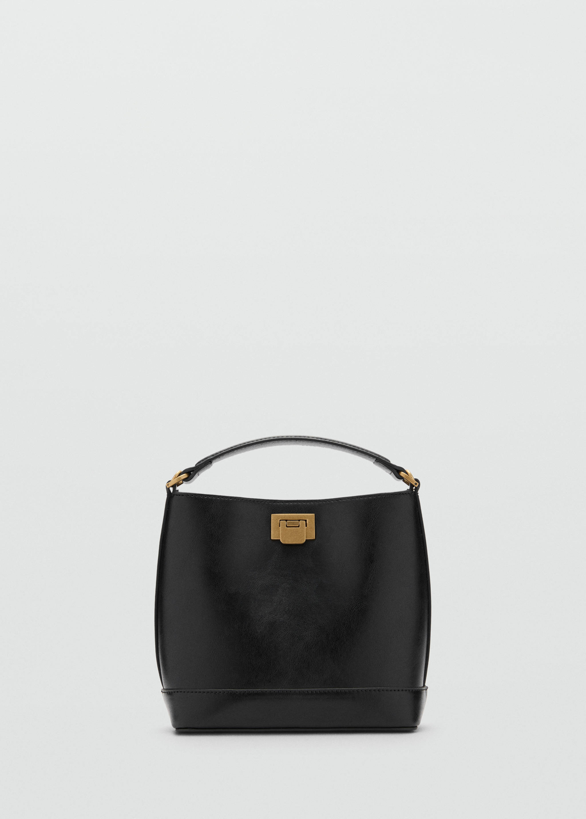 Mini shopper-veske med metalldetaljer - Artikkel uten modell