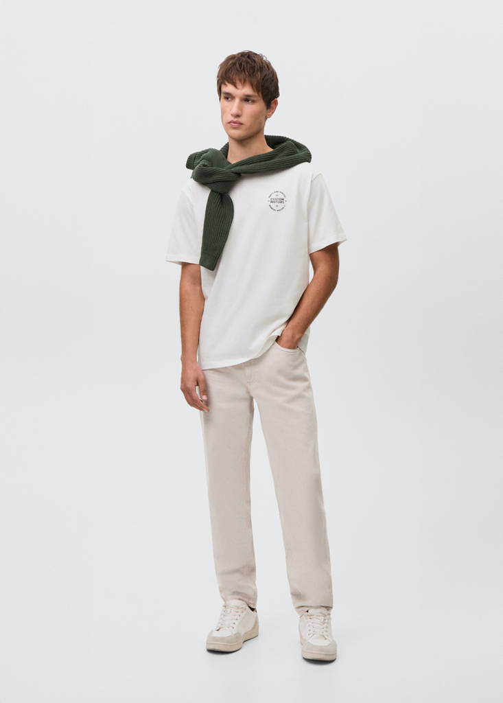 Short-sleeved printed t-shirt — Off White