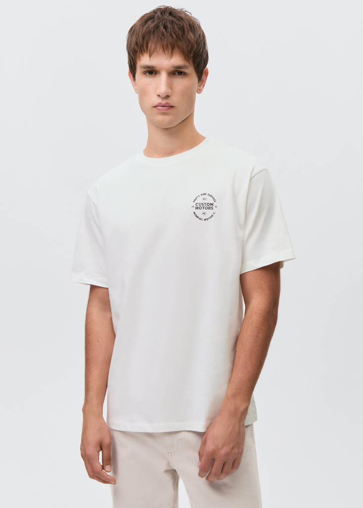 Short-sleeved printed t-shirt — Off White