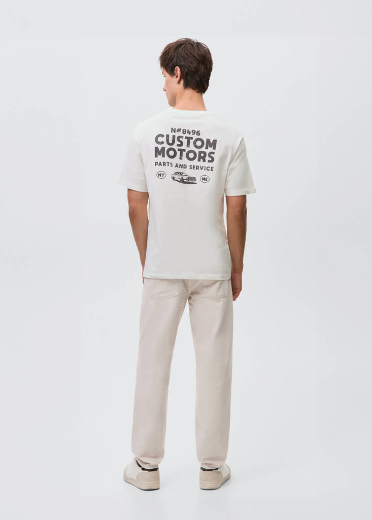 Short-sleeved printed t-shirt — Off White