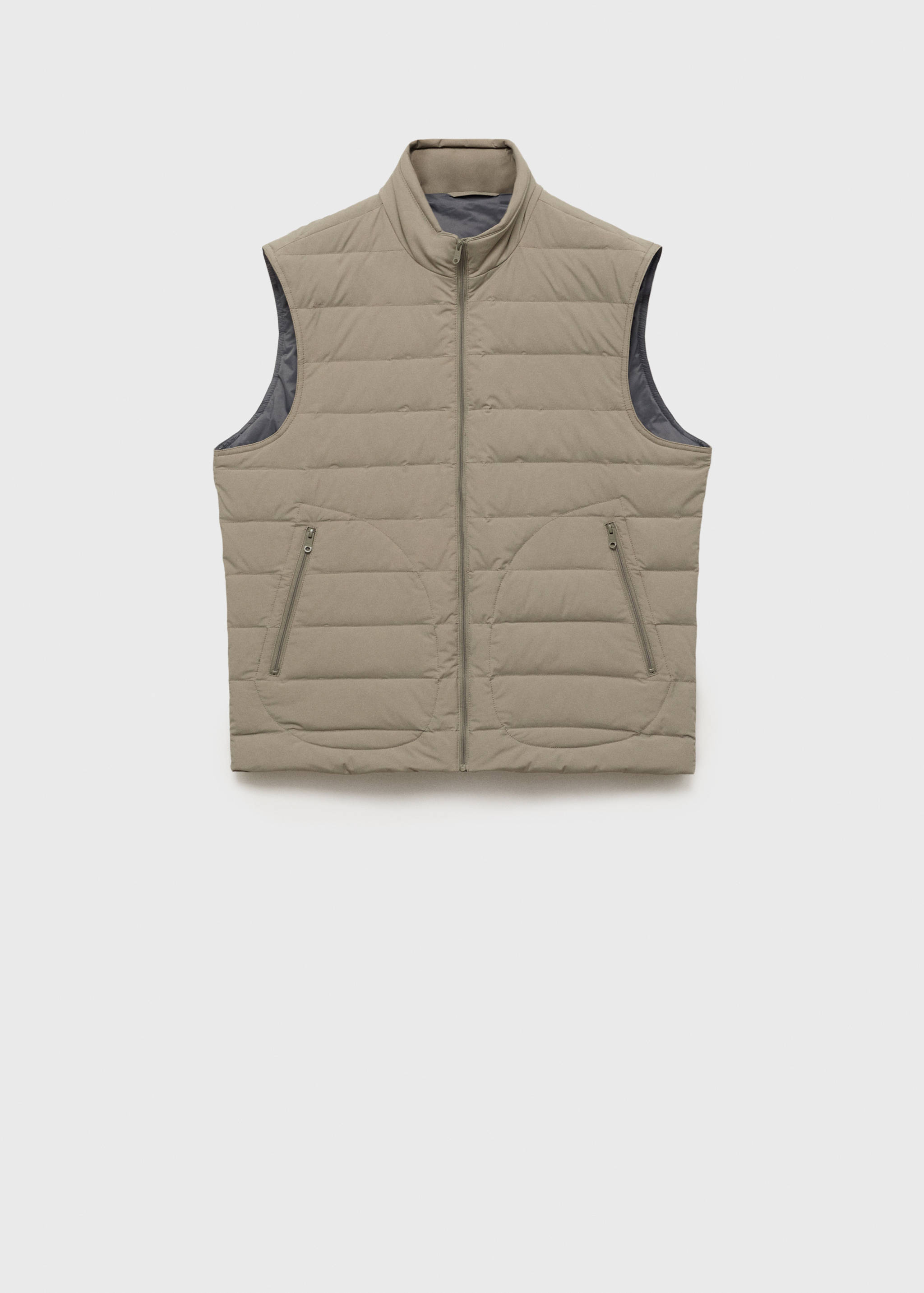 Quilted vest with down and feather filling - Article without model