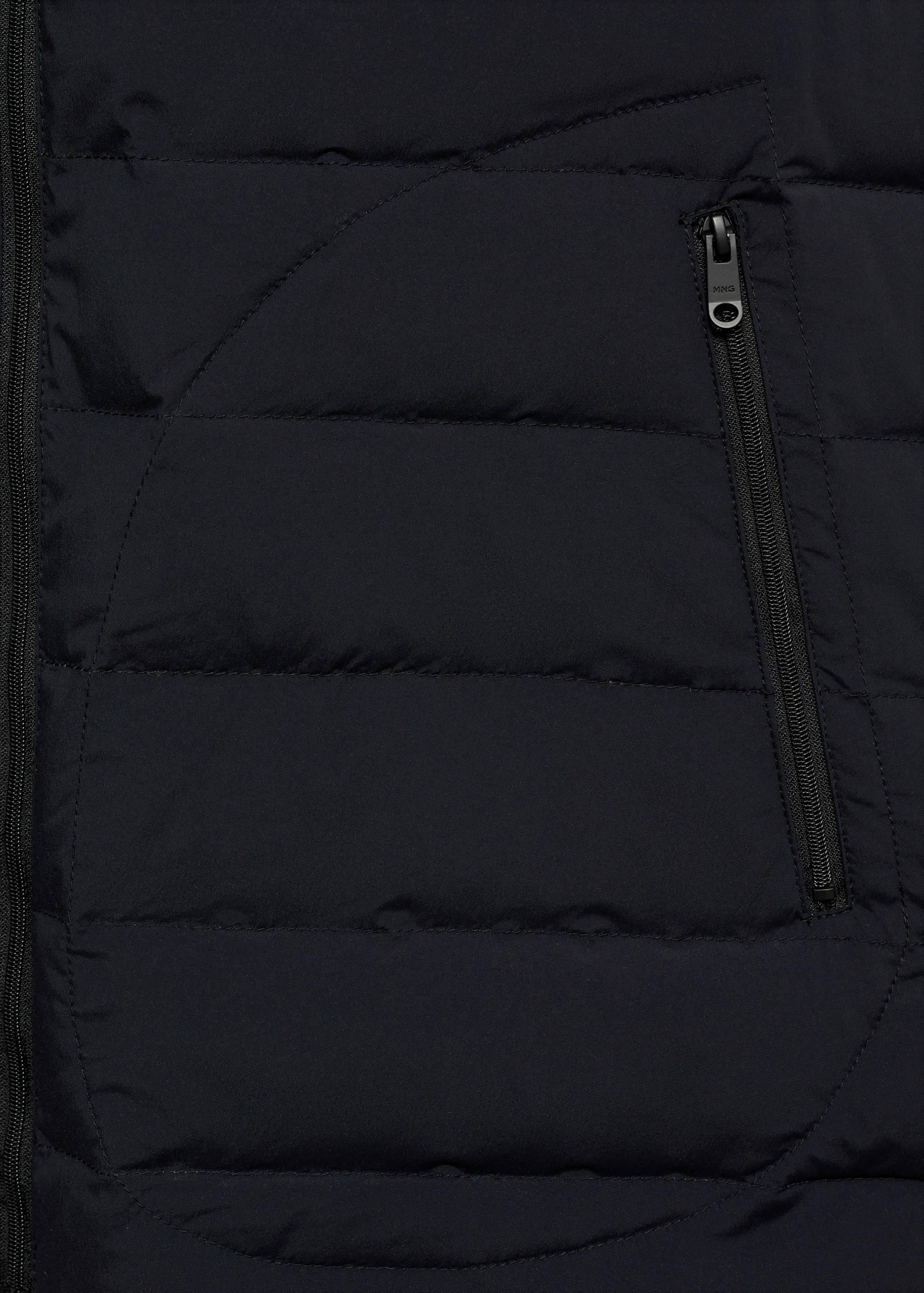 Gilet matelassé rembourrage duvet et plumes - Détail de l'article 0