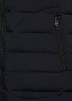 Quilted waistcoat with down and feather filling — Dark Navy 8