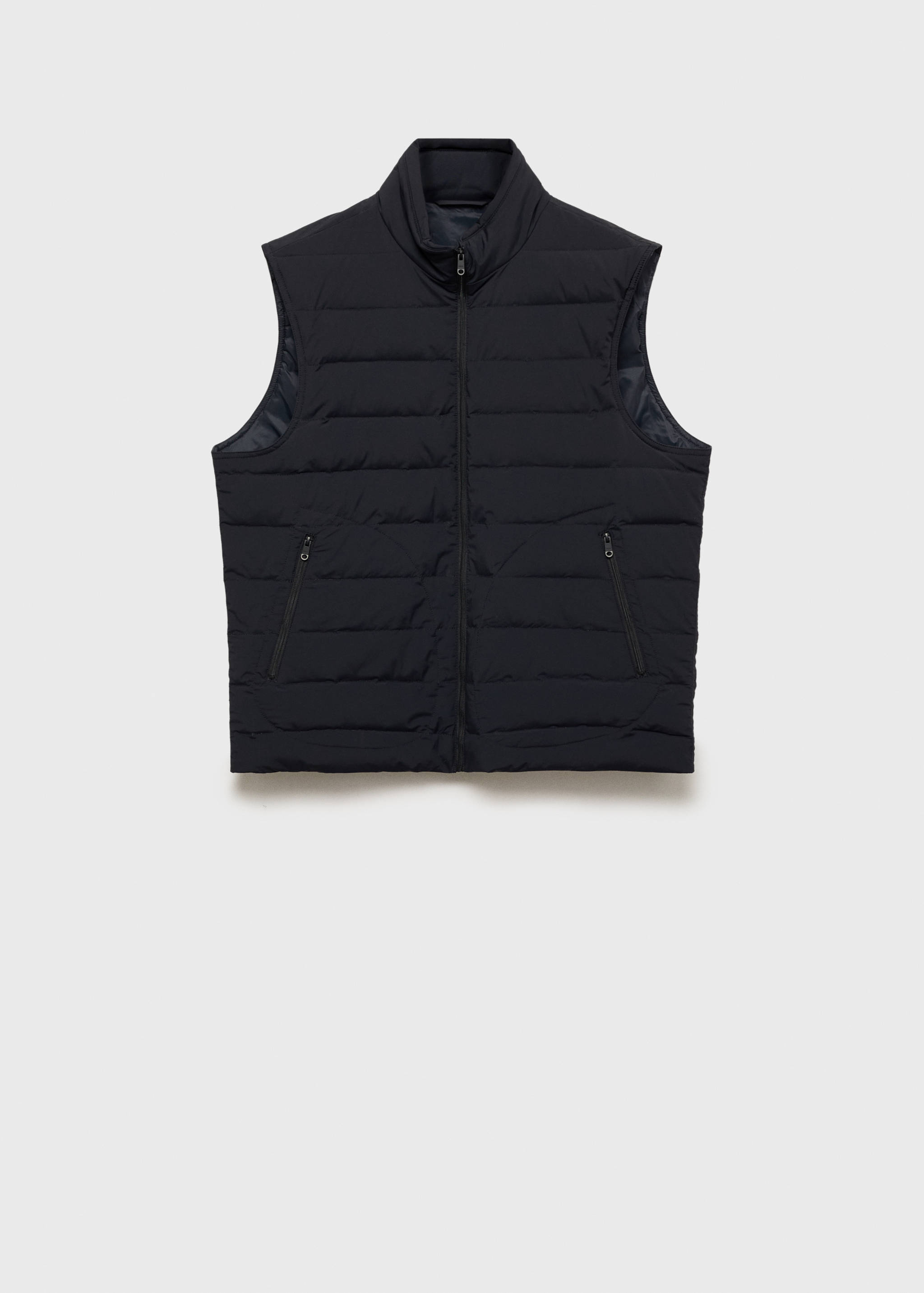 Quilted vest with down and feather filling - Article without model