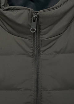 Quilted waistcoat with down and feather filling — Grey 7