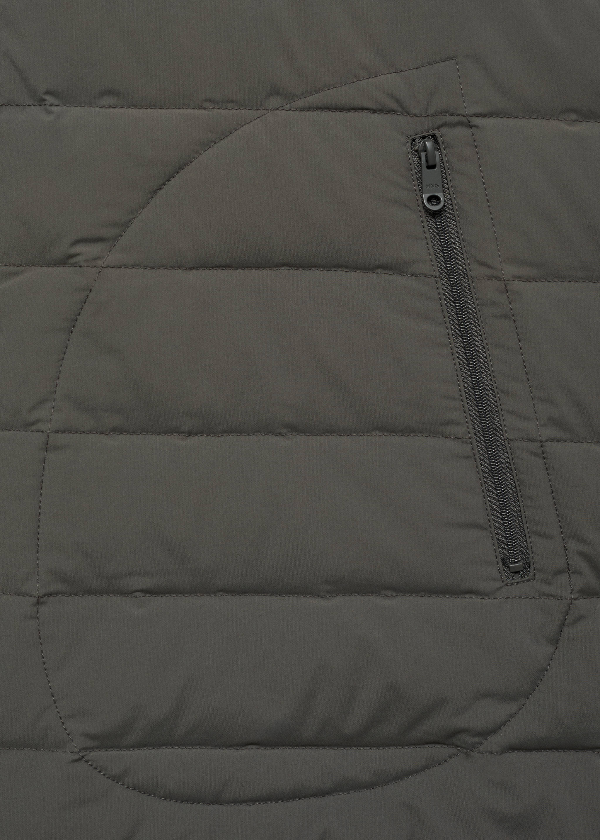 Gilet matelassé rembourrage duvet et plumes - Détail de l'article 0