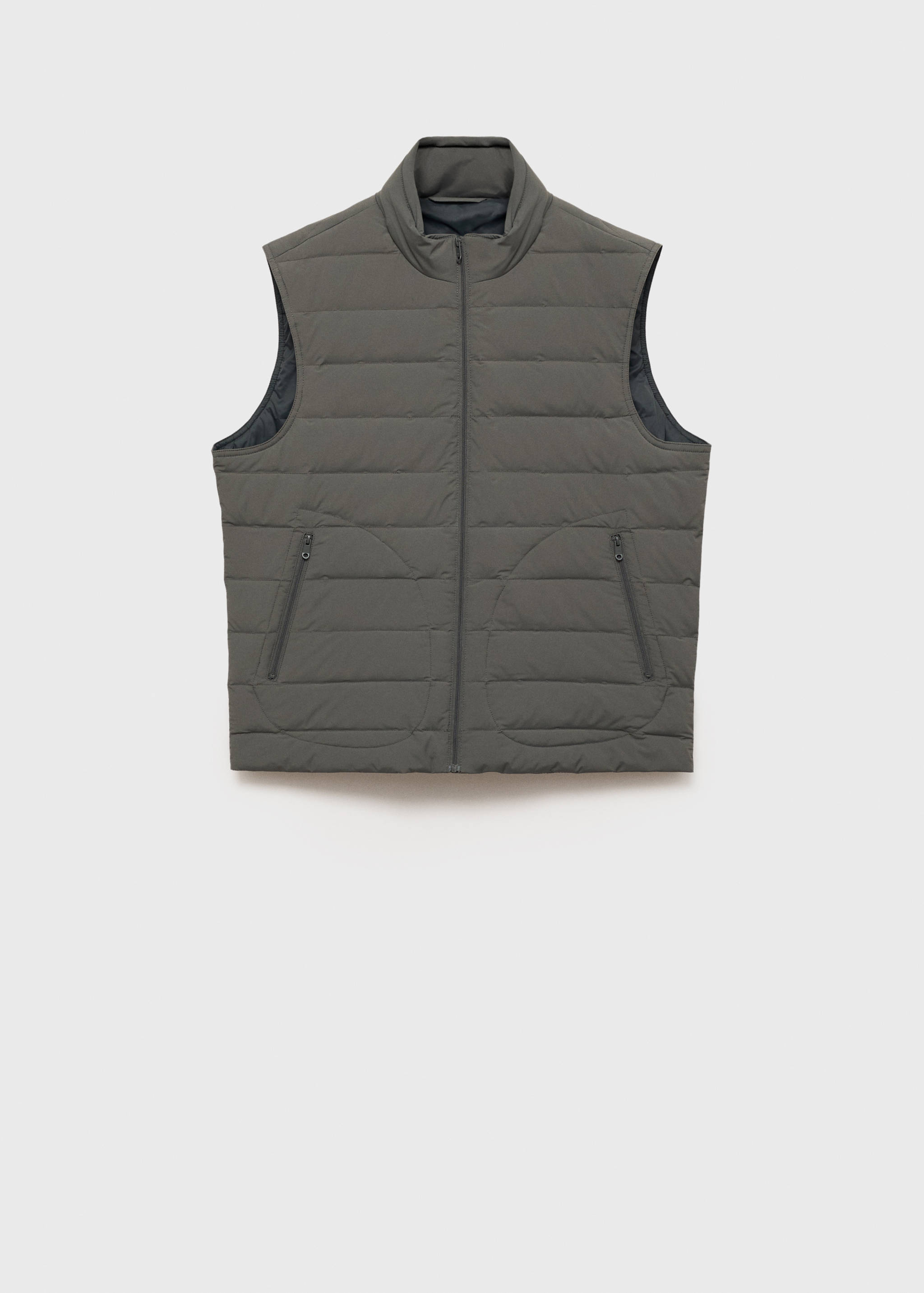 Quilted vest with down and feather filling - Article without model