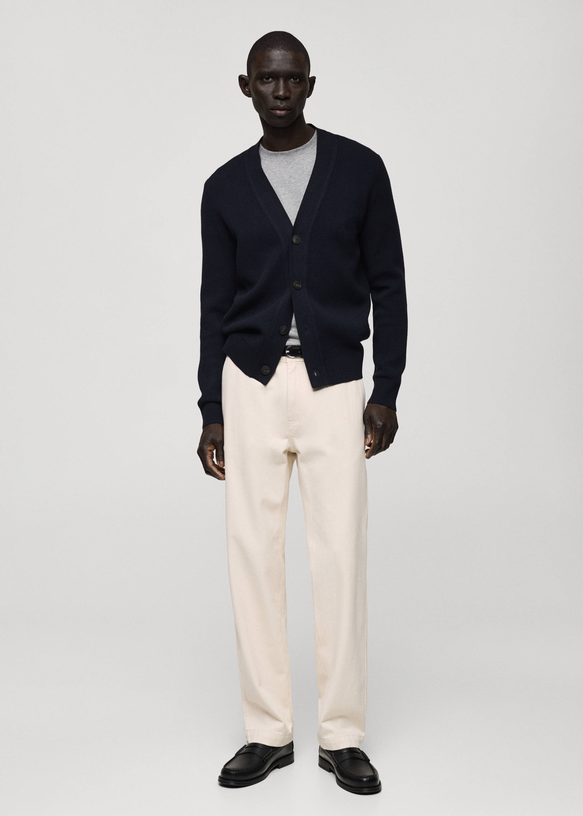 Regular fit cotton jeans - General plane