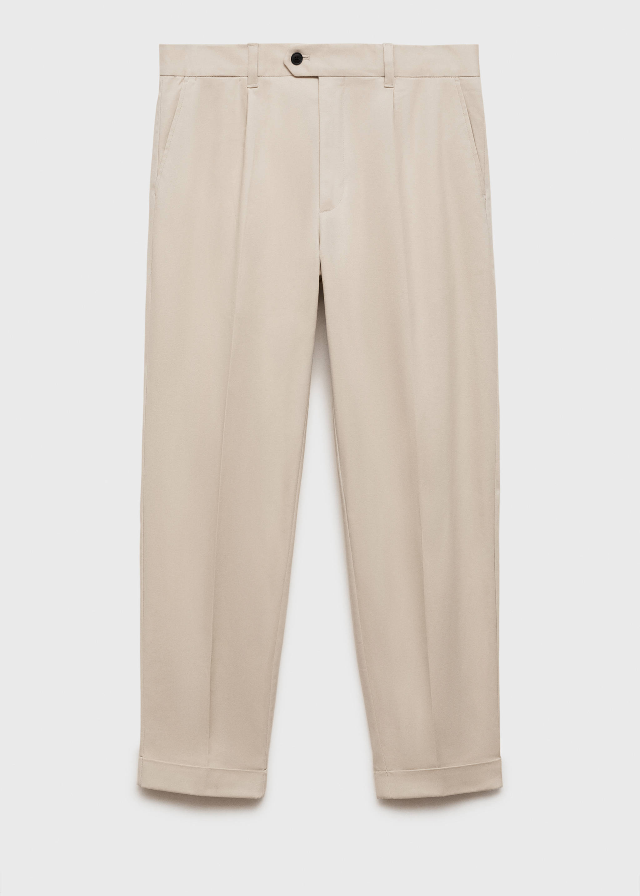 Pleated pants under cuff - Article without model