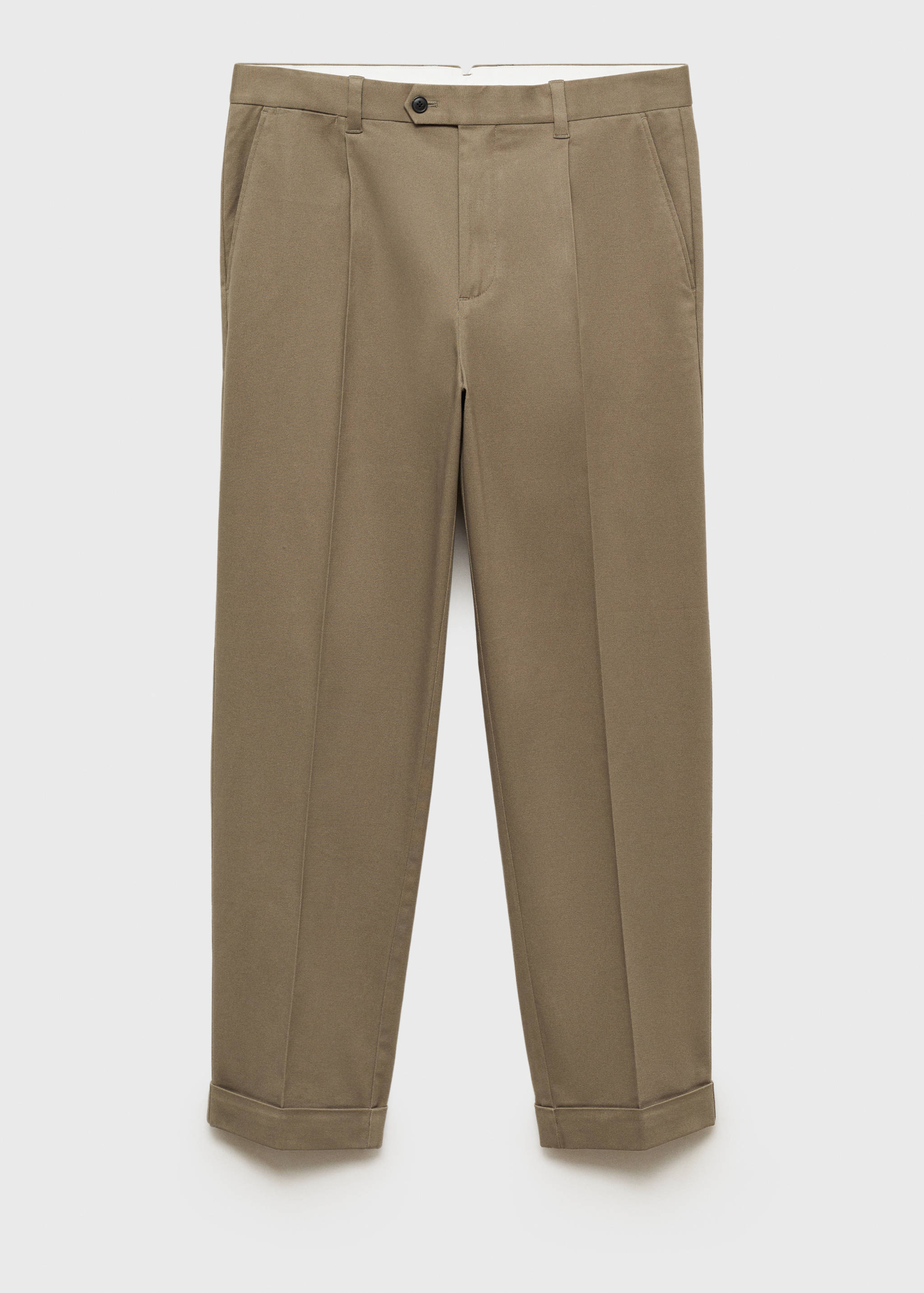Pleated pants under cuff - Article without model