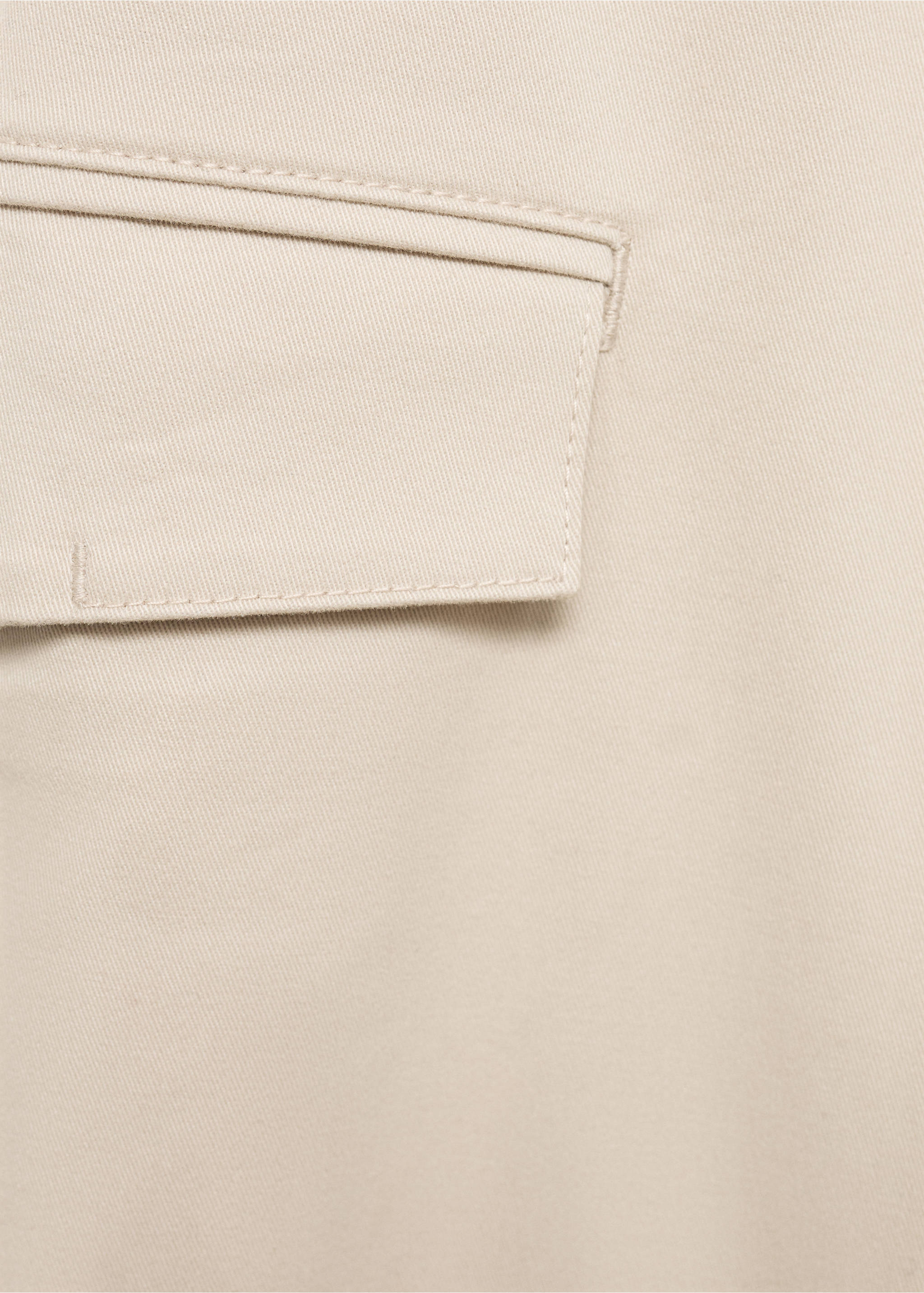 Pantalón cargo algodón regular fit - Detalle del artículo 8, Gris claro/pastel. Ref: 87030580-00.