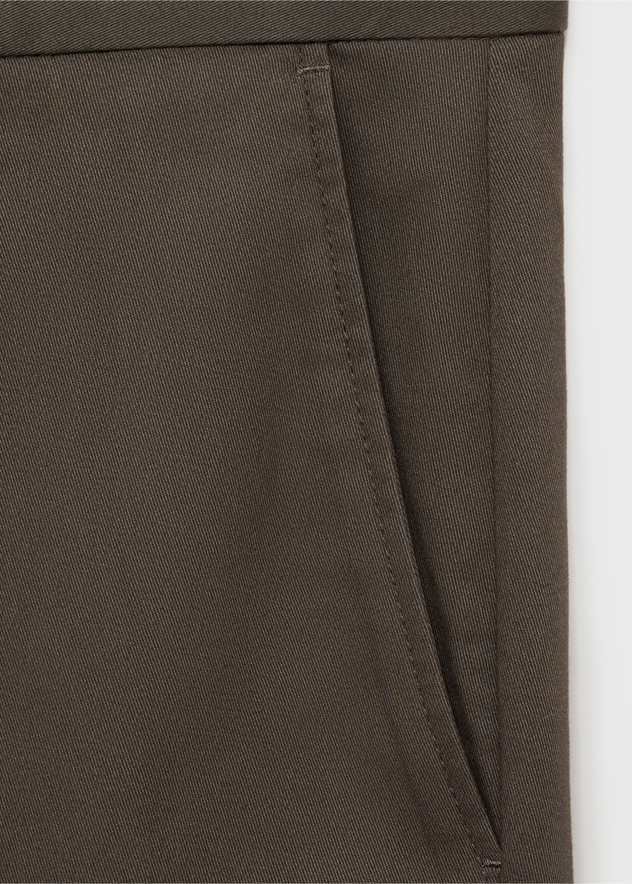 Pantalón cargo algodón regular fit - Detalle del artículo 0, Khaki. Ref: 87030580-00.