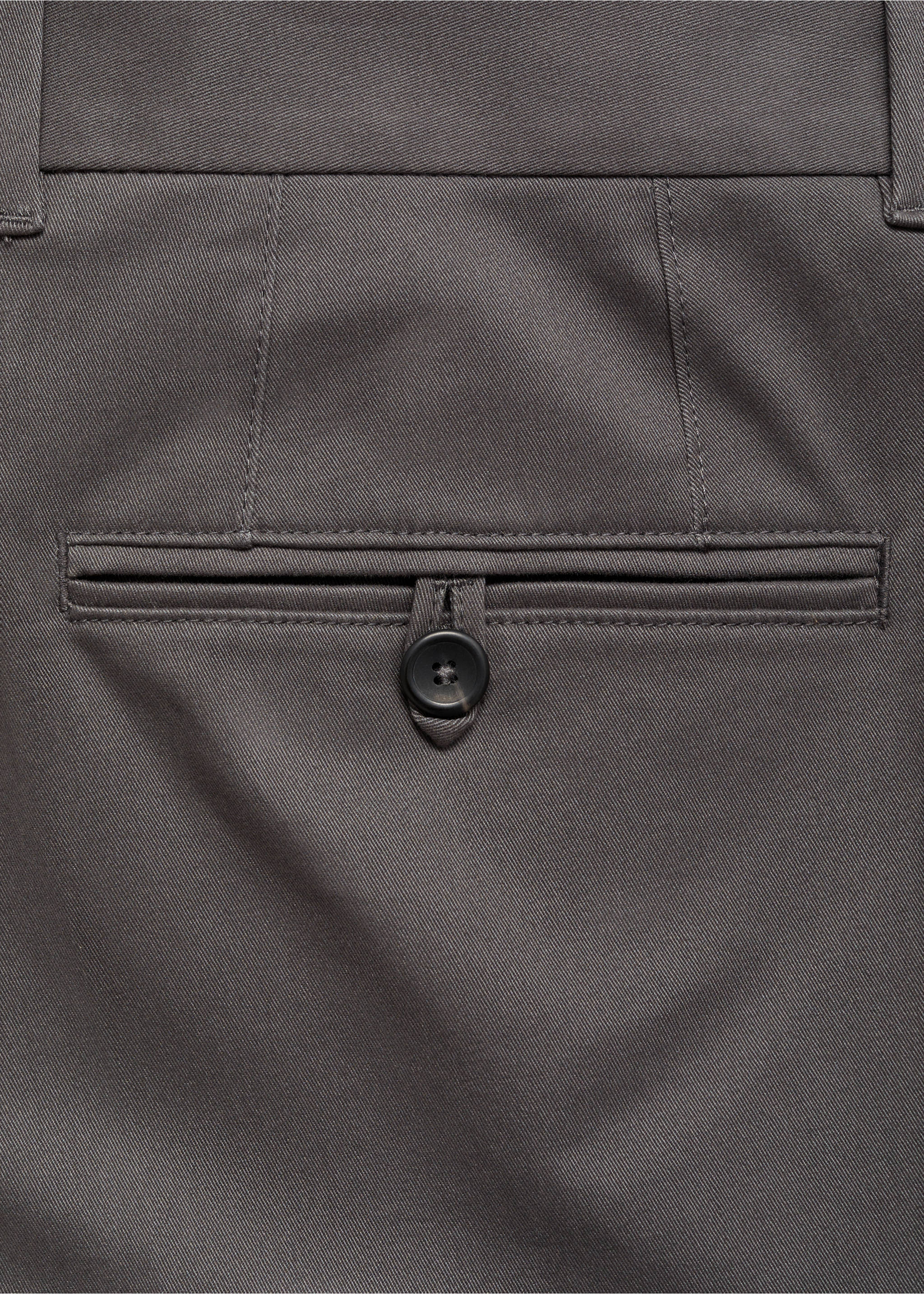 Pantalón cargo algodón regular fit - Detalle del artículo 0, Gris. Ref: 87030580-00.