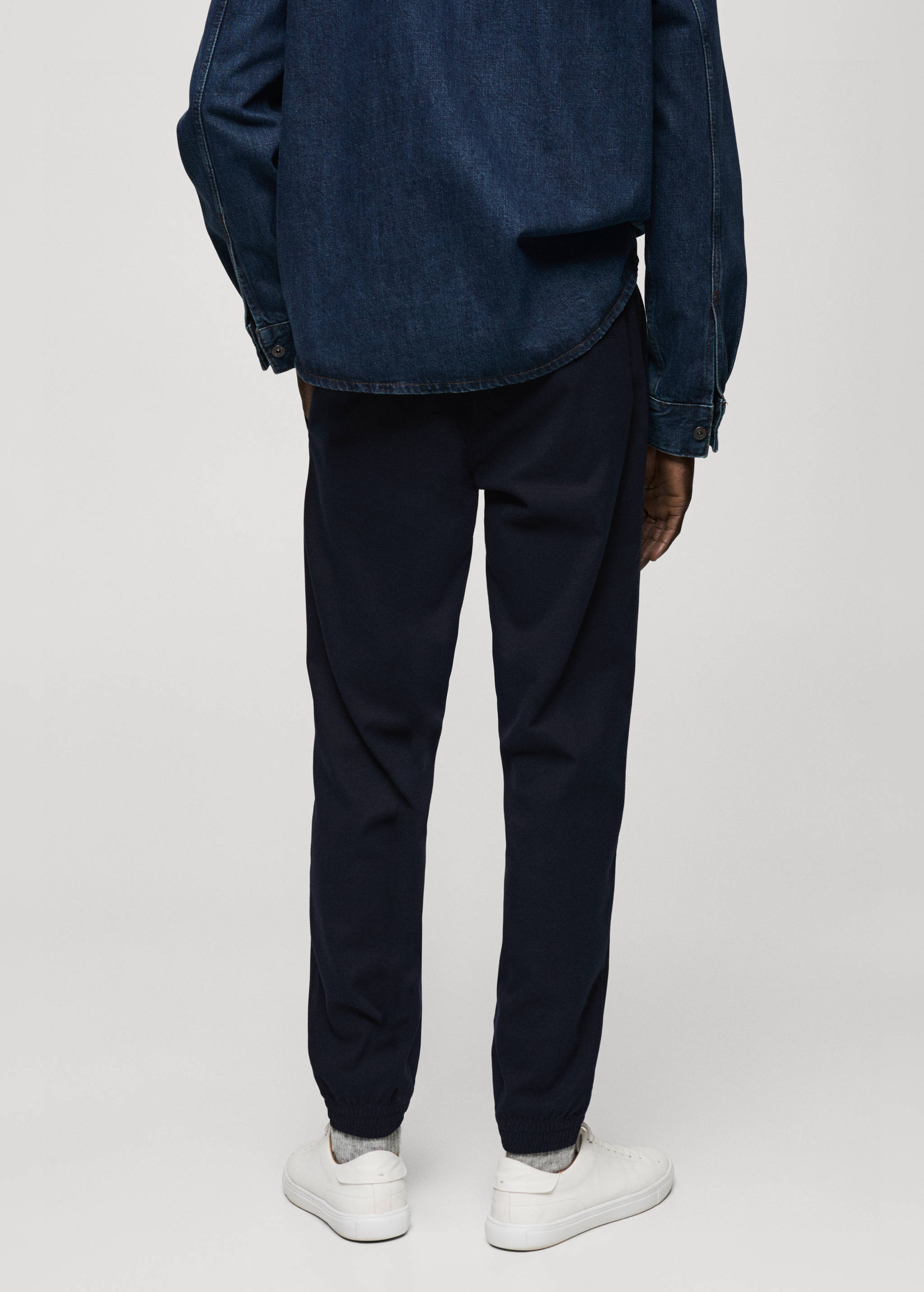 Pantalon coton cordon de serrage - Verso de l’article