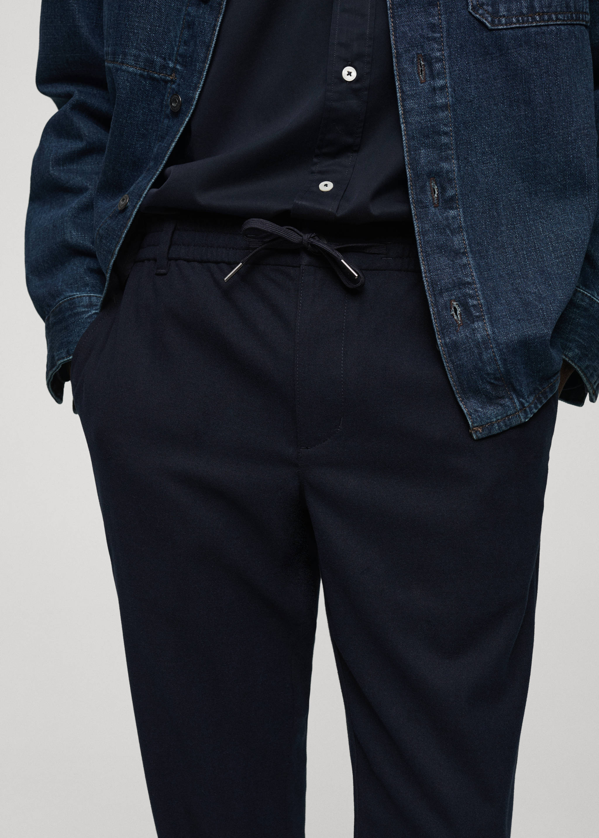 Pantalon coton cordon de serrage - Détail de l'article 1