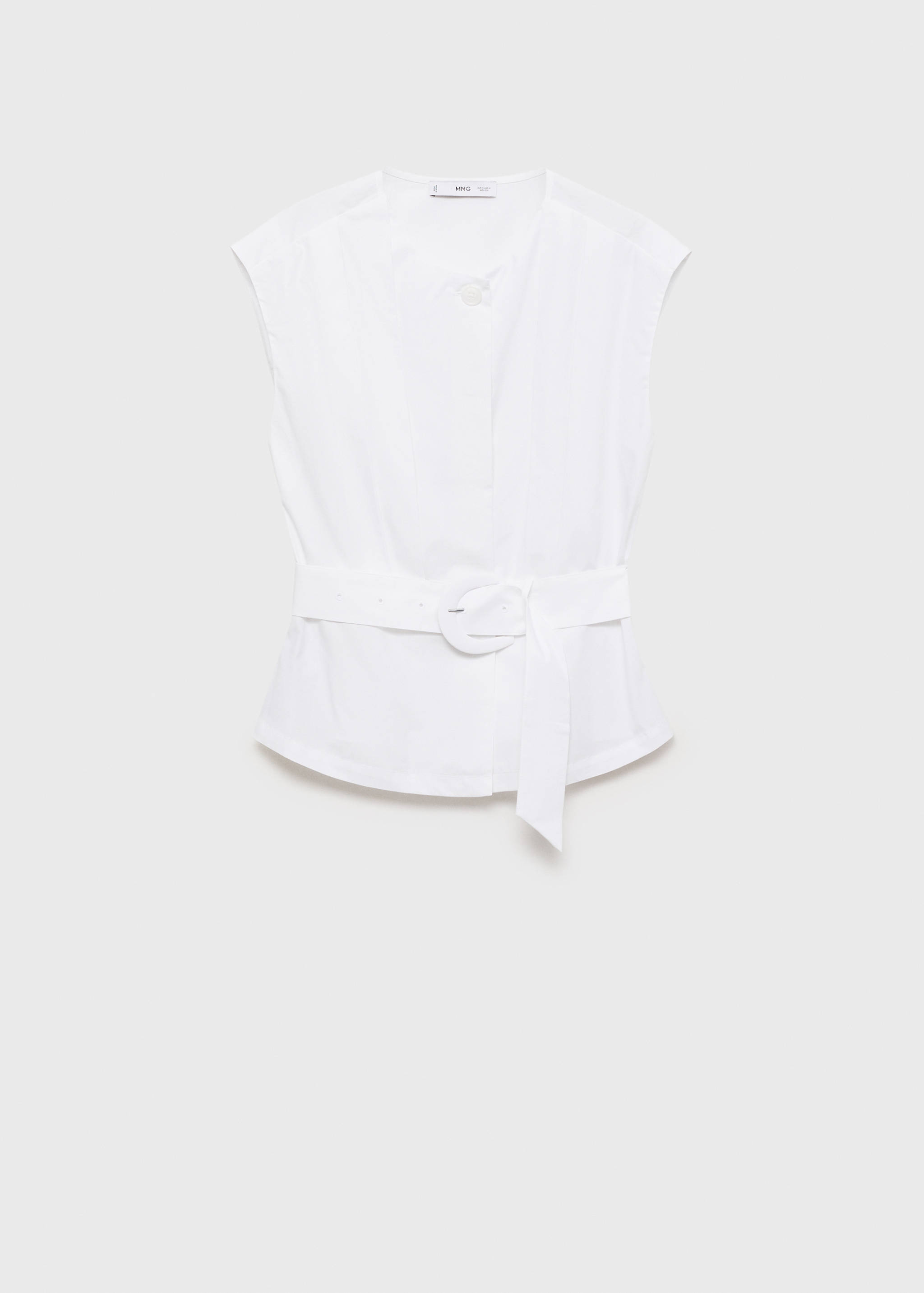 Blouse plissée ceinture - Article sans modèle