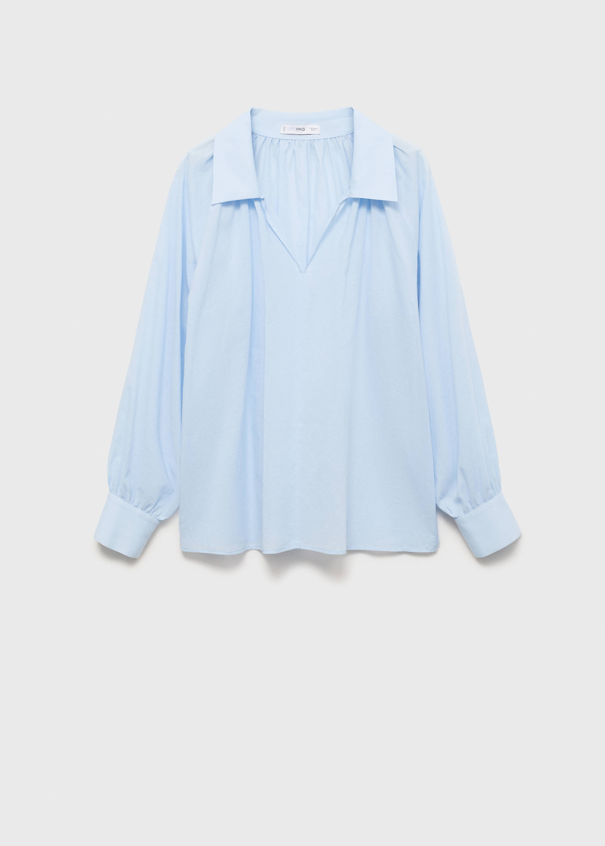 Blusa algodón manga abullonada - Artículo sin modelo