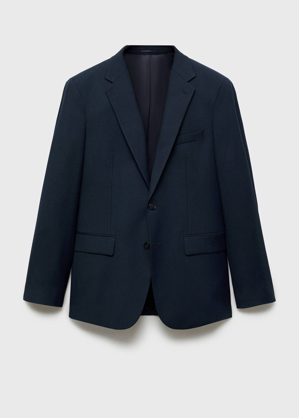 Milan slim-fit suit jacket — Dark Navy