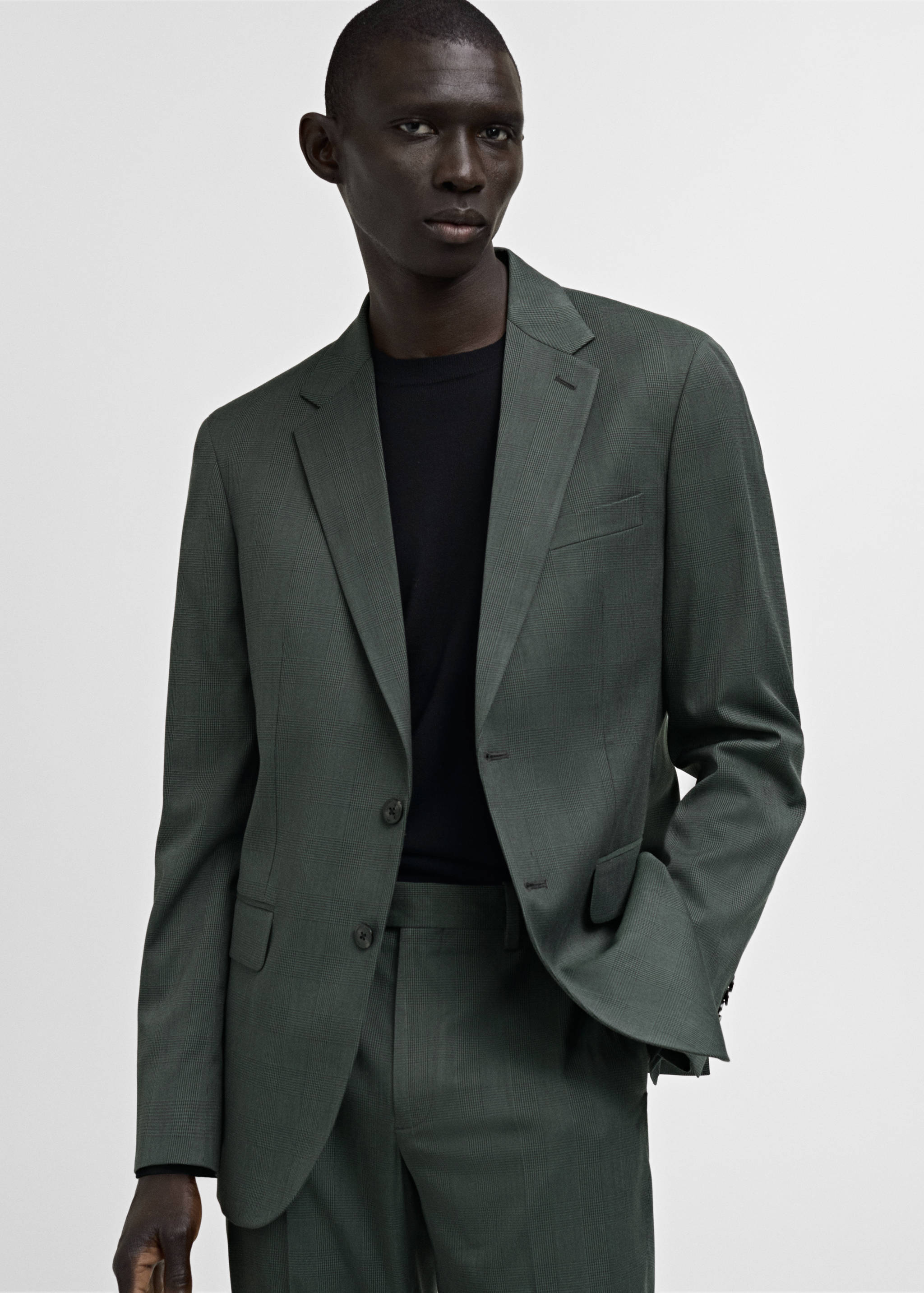 Americana vestit Milan quadre Gal·les - Pla mig