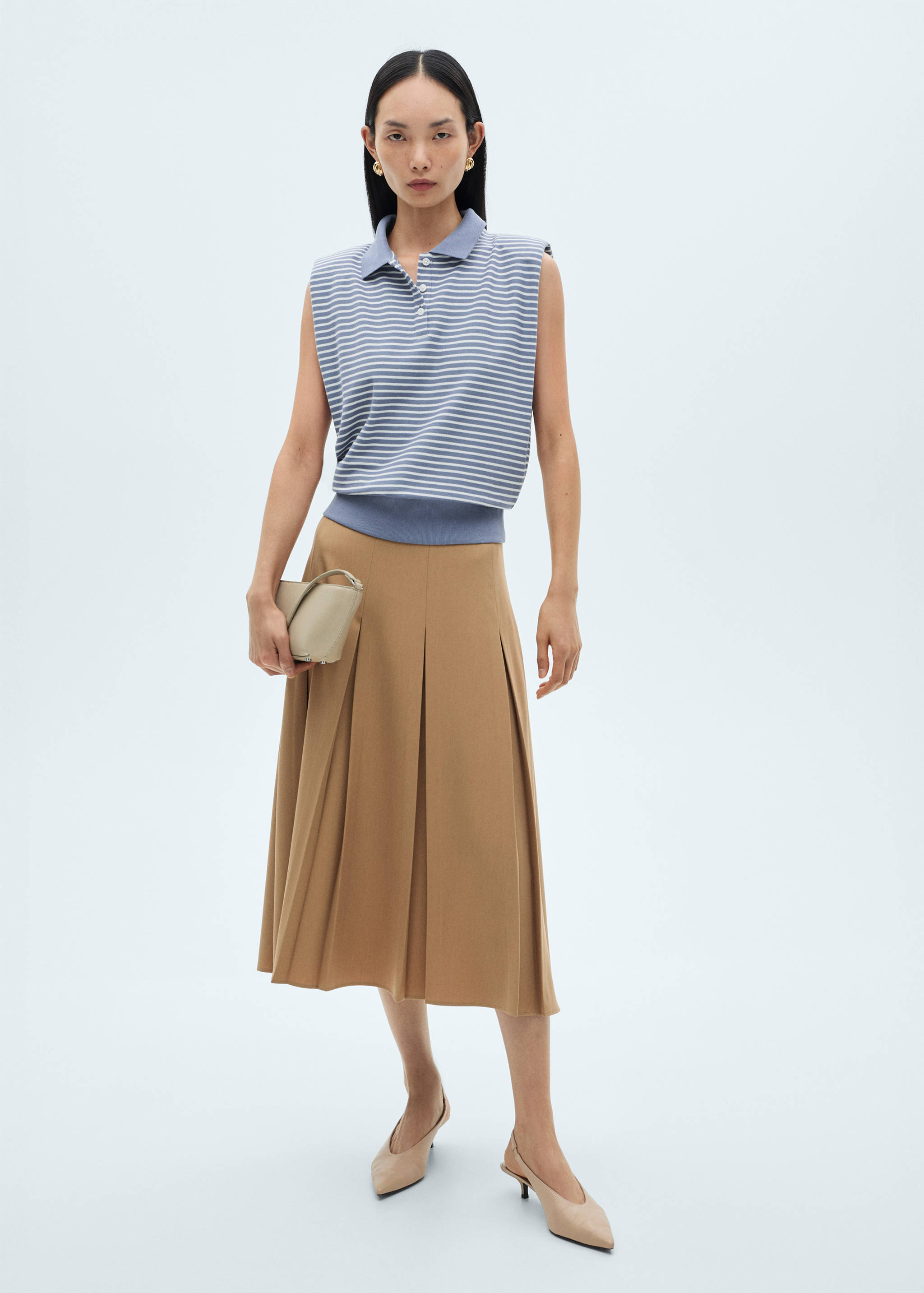 Polo rayas algodón - Plano general