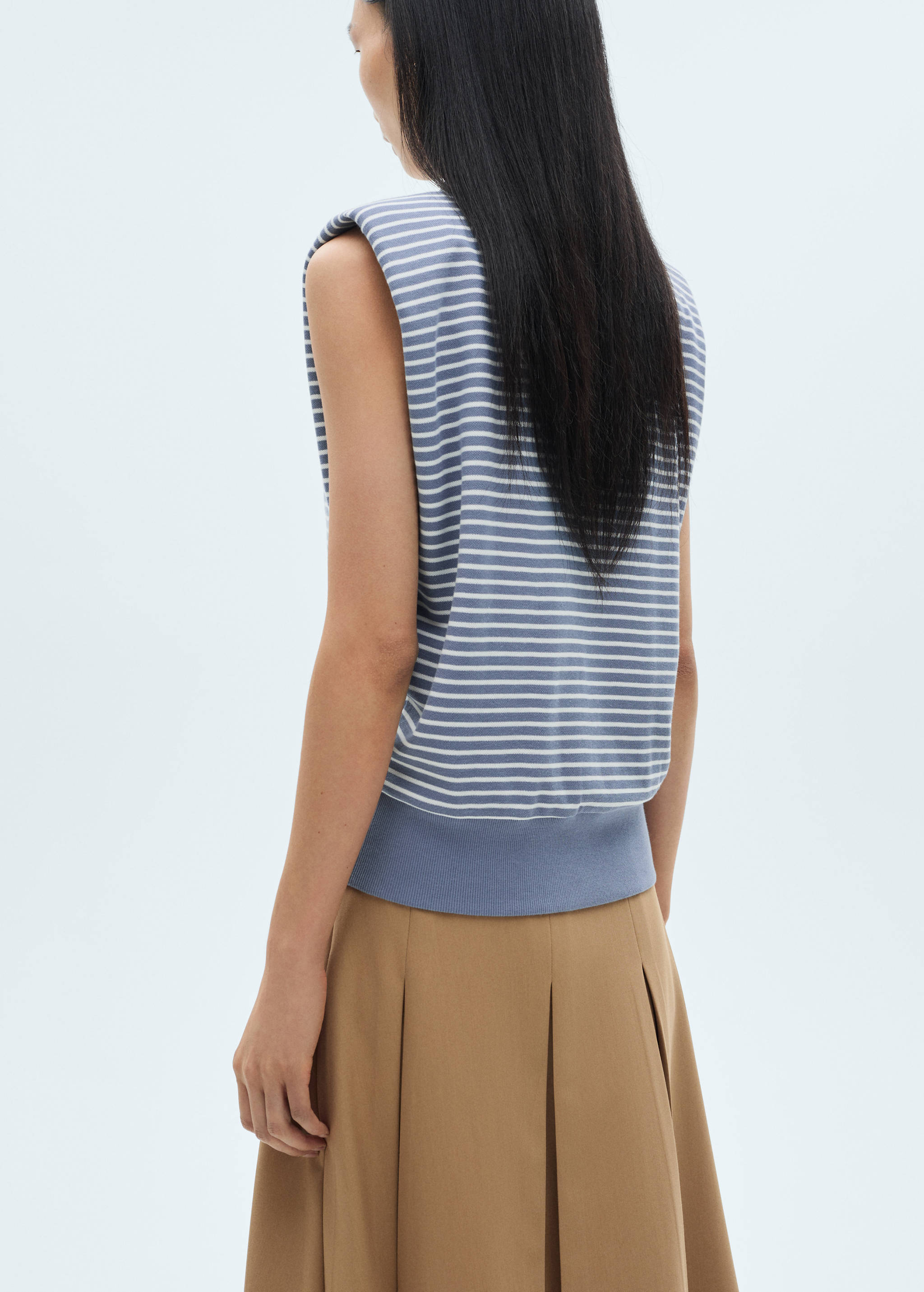 Polo rayas algodón - Reverso del artículo