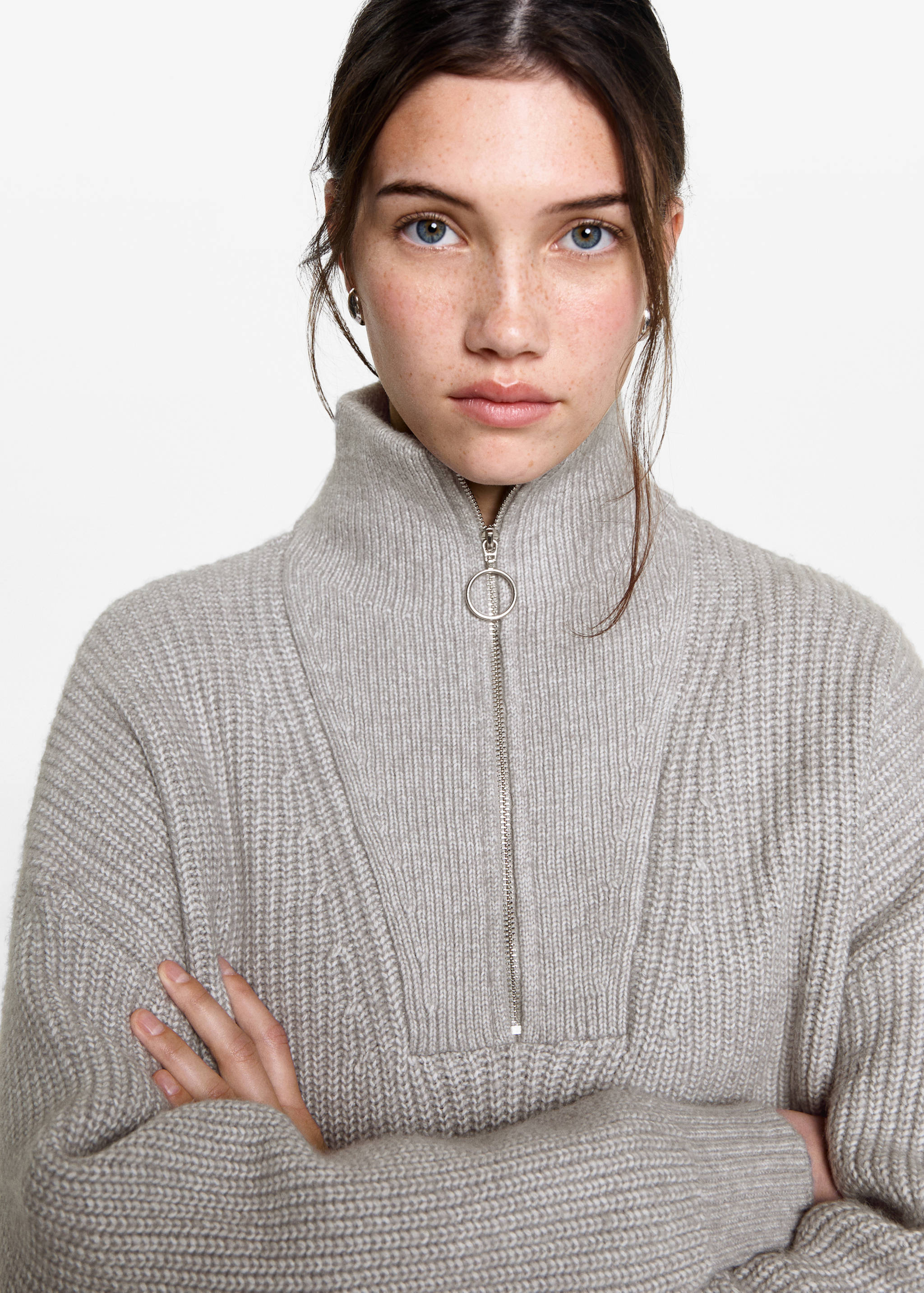 Jersei punt cremallera coll - Detall de l'article 1