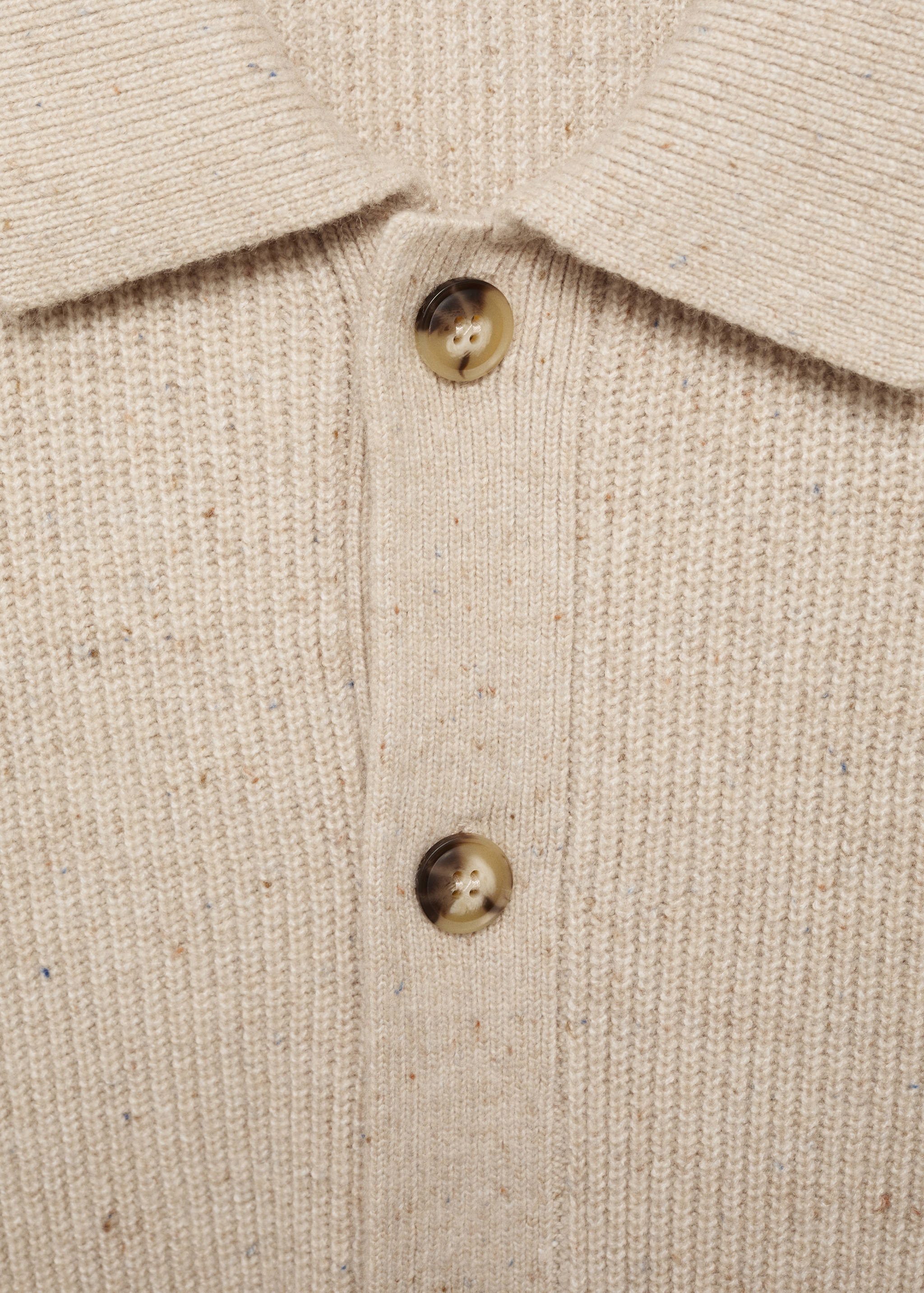 Ribbed knit cardigan - Details of the article 8