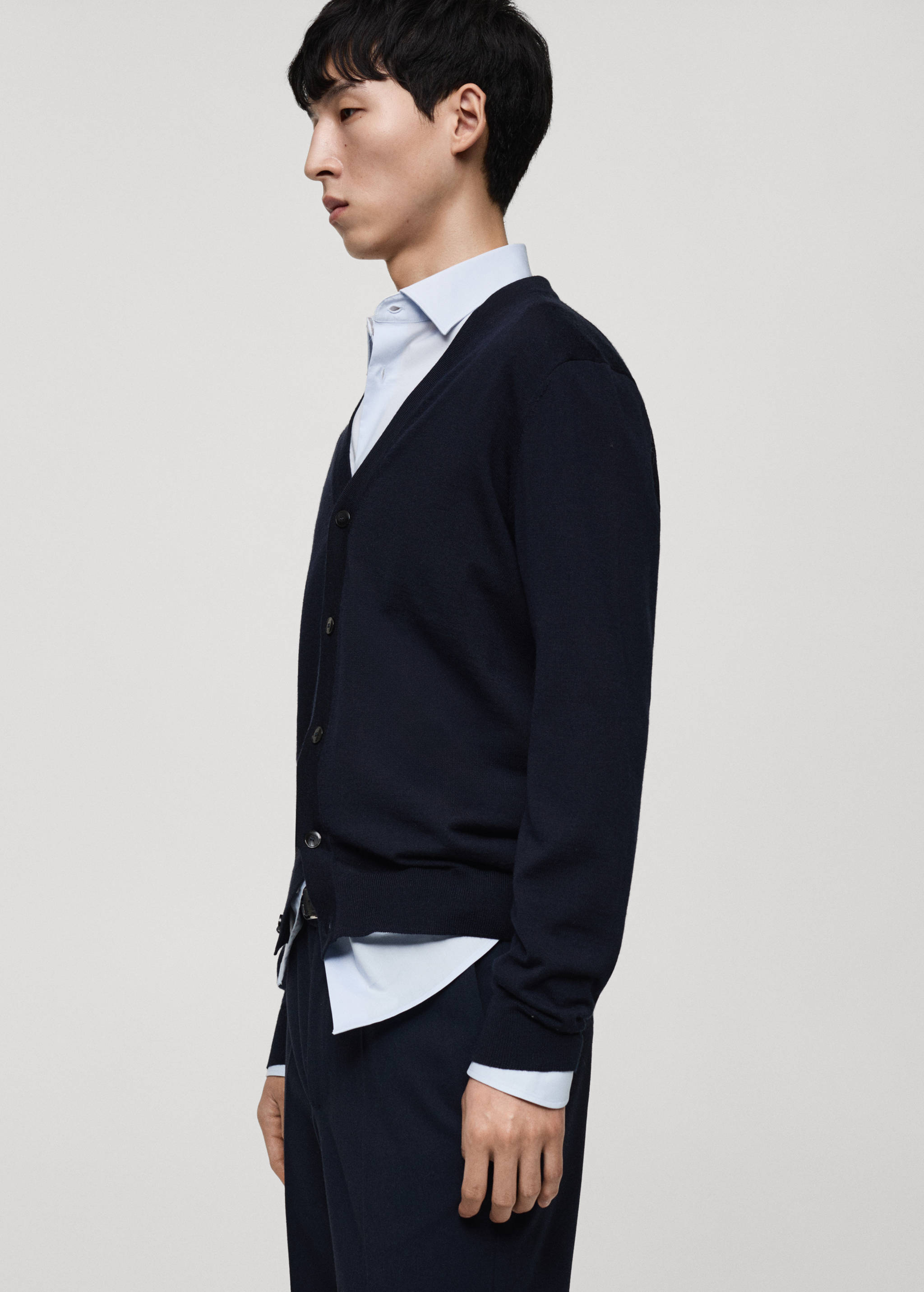 Cardigan 100 % laine mérinos - Détail de l'article 2