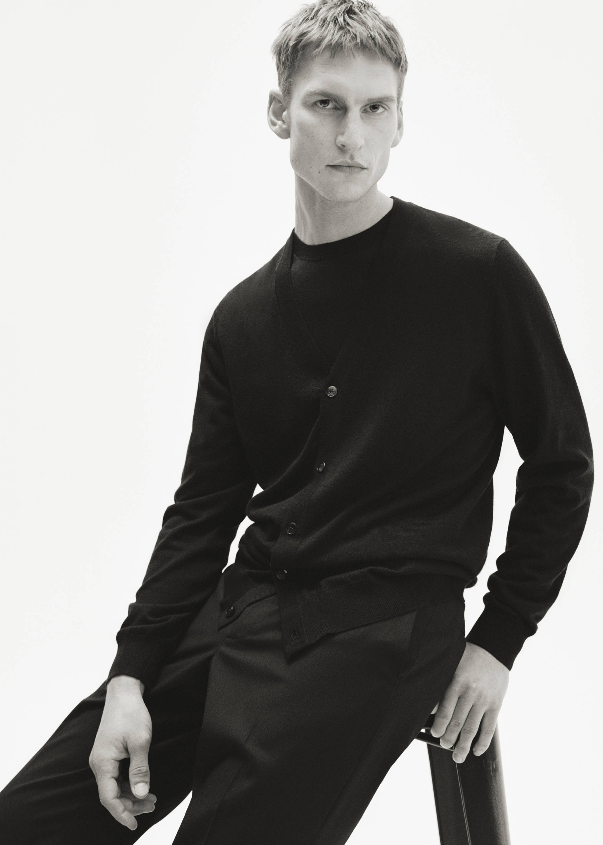 Cardigan 100 % laine mérinos - Détail de l'article 3