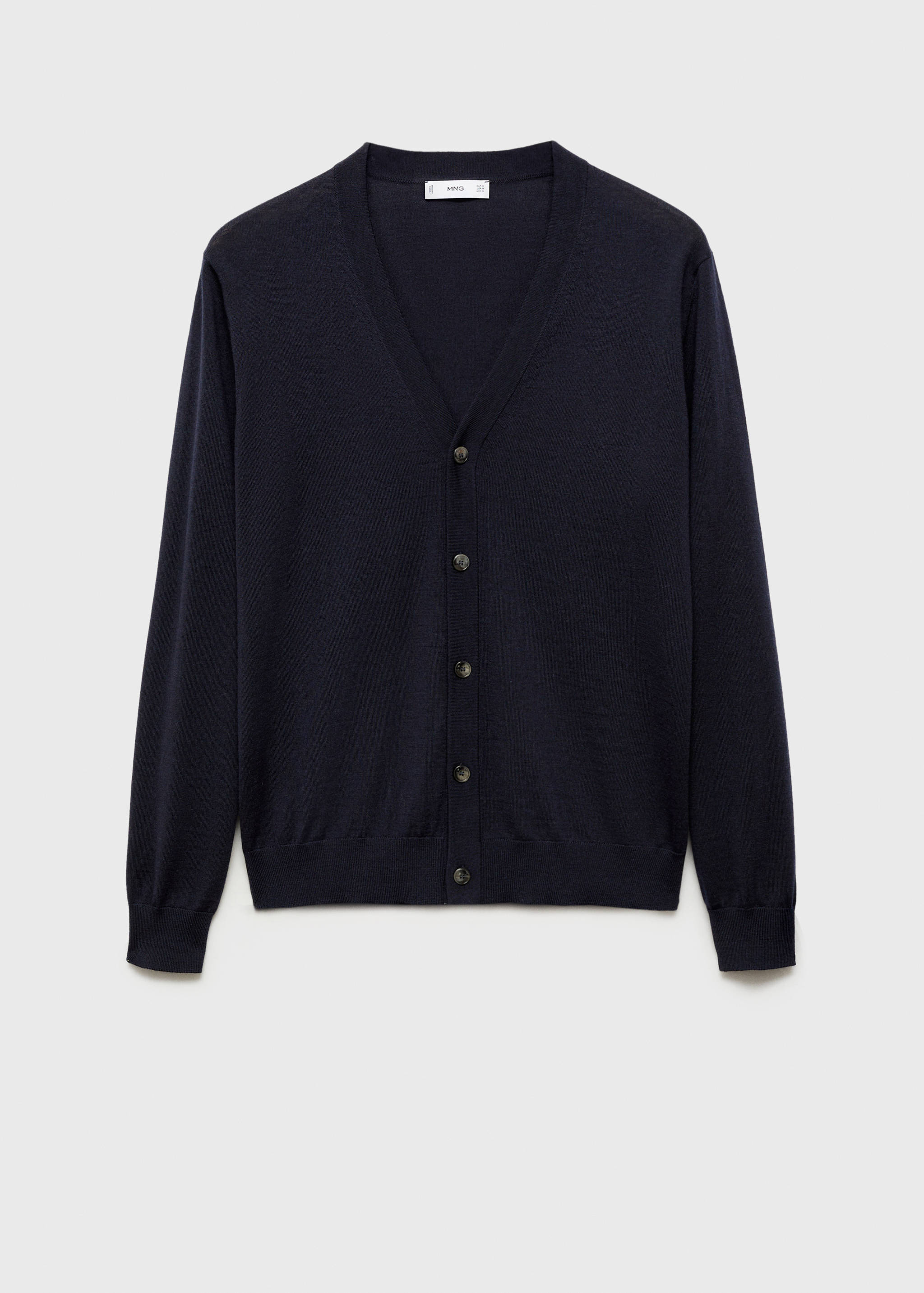 100% merino wool cardigan - Article without model