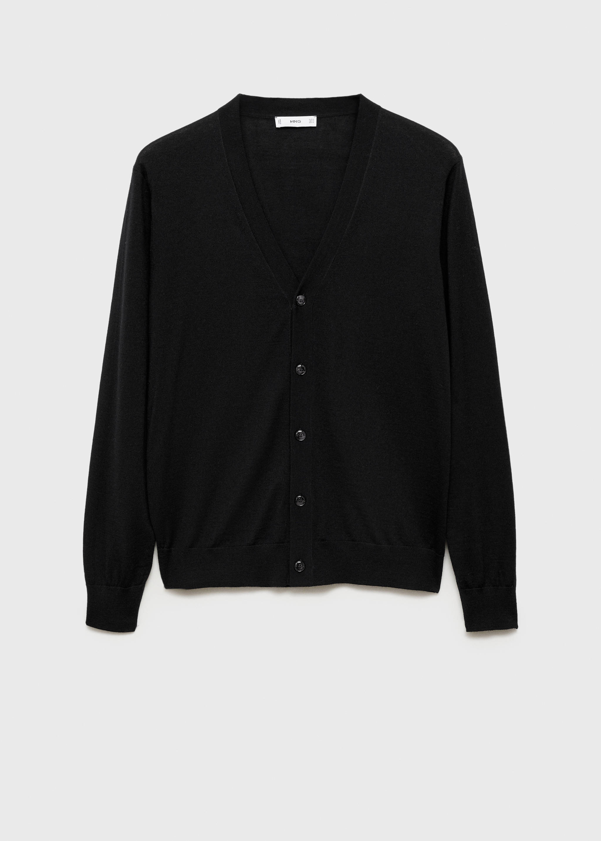 100% merino wool cardigan - Article without model