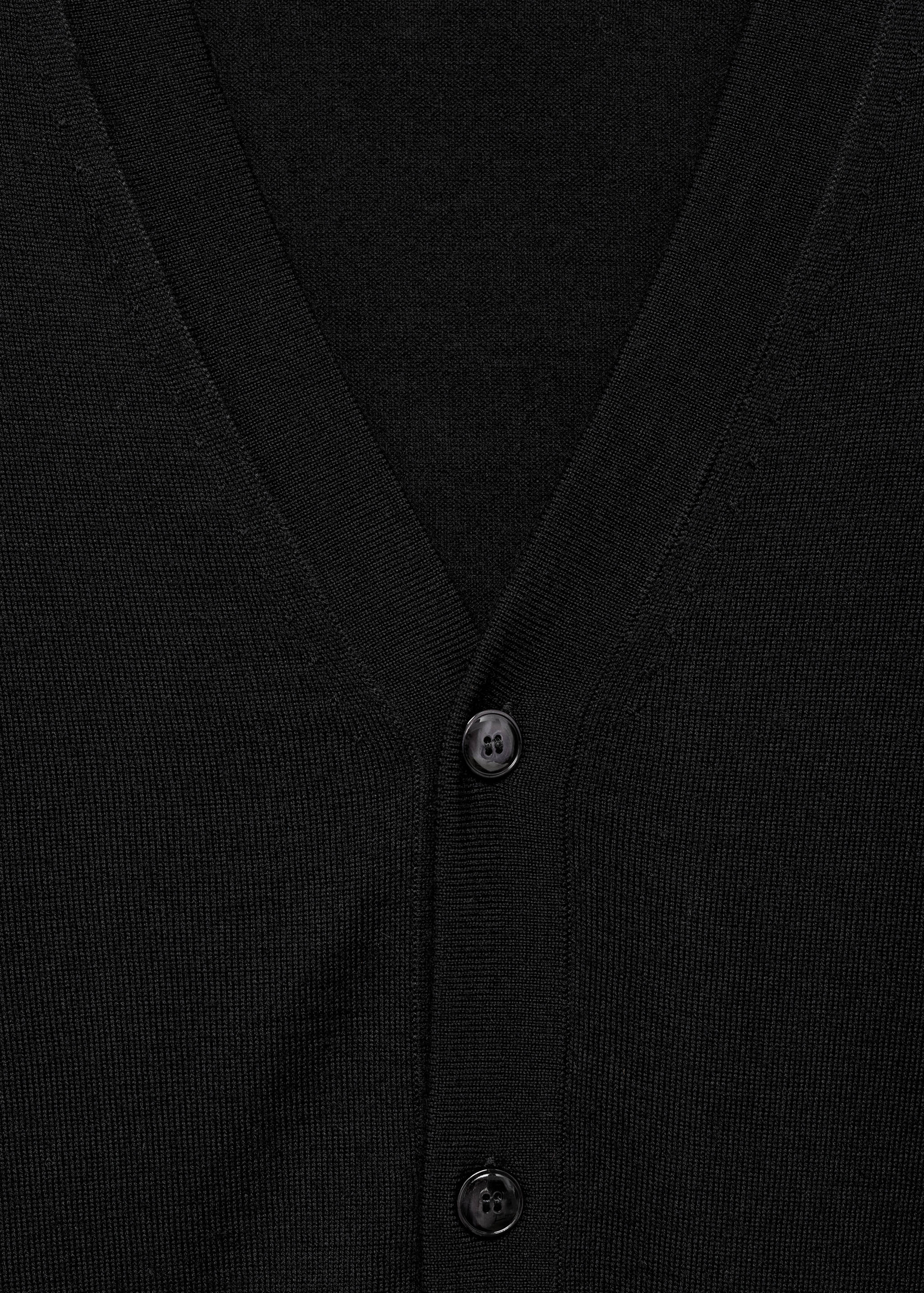 100% merino wool cardigan - Details of the article 8
