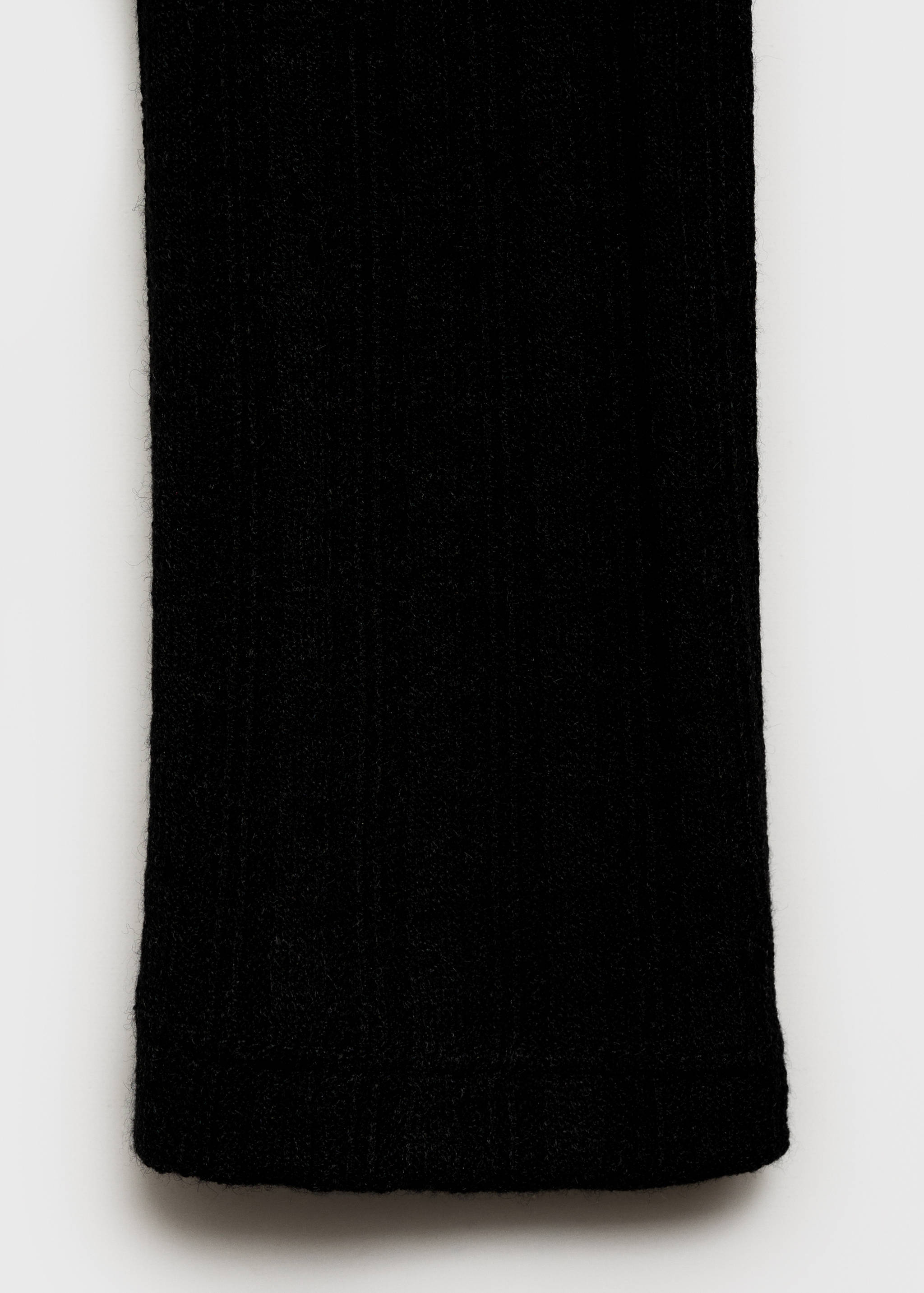 Ribbed high neck t-shirt - Details of the article 0