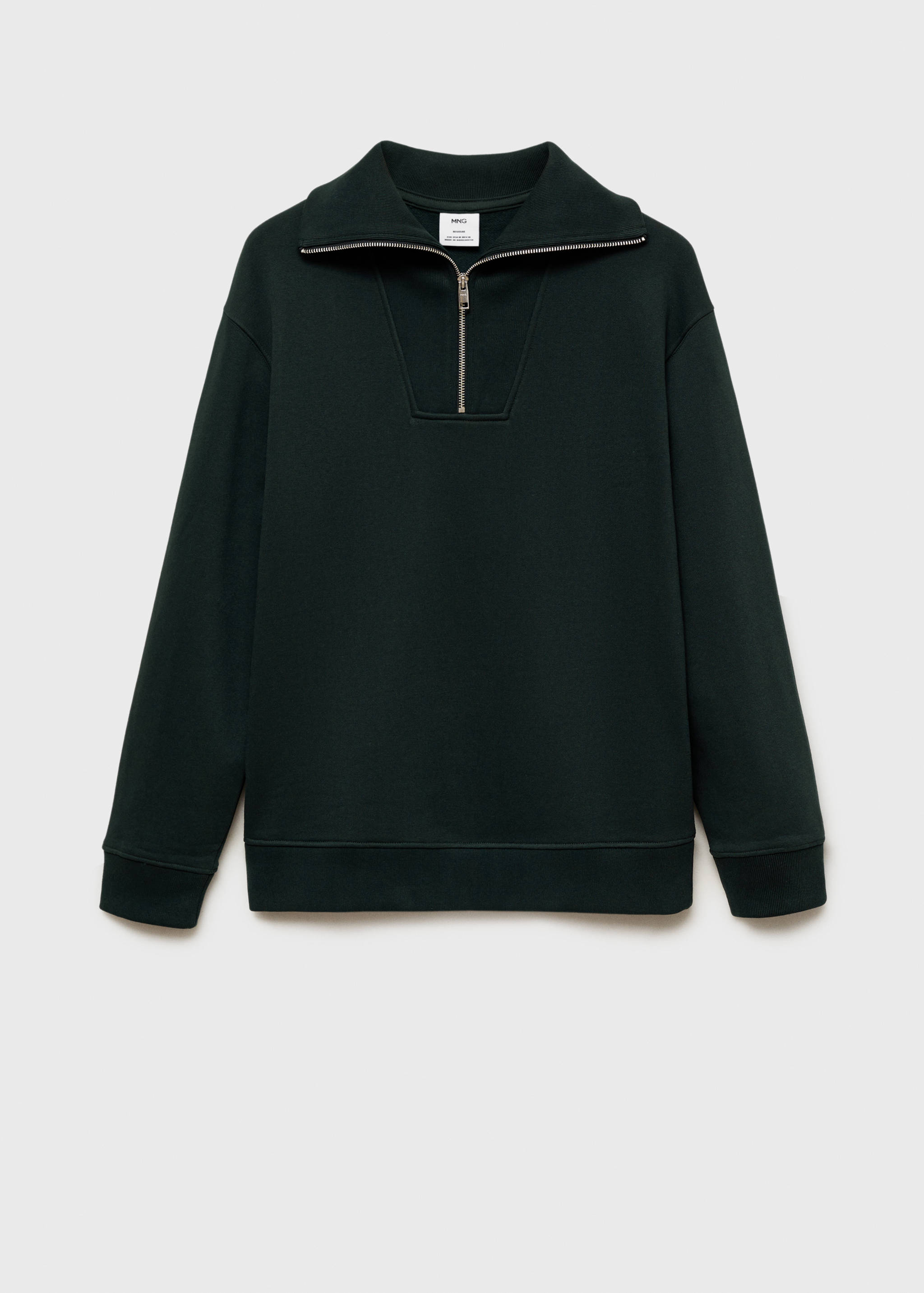 Sweat-shirt regular-fit col zippé - Article sans modèle