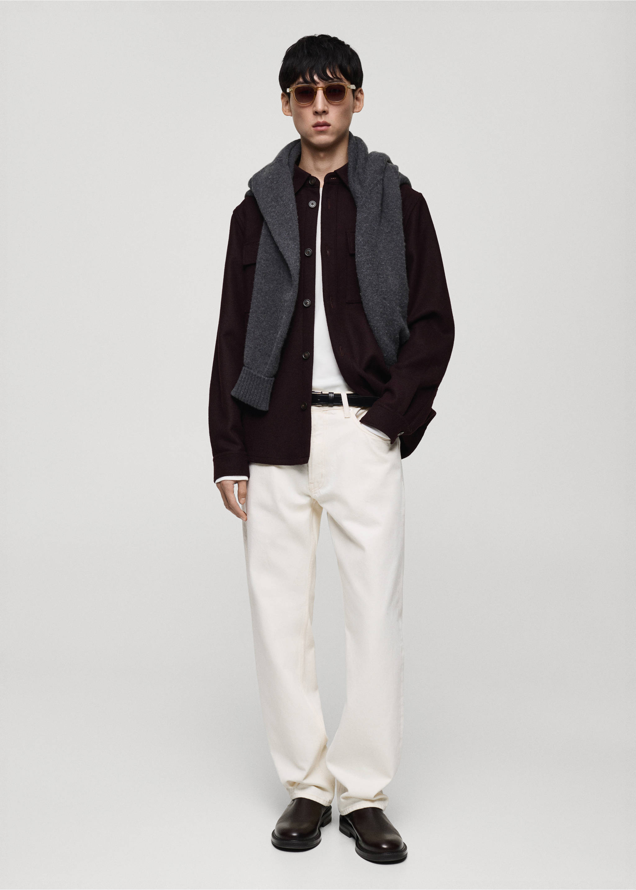 Джинсы Moby straight fit - Общий план, Грязно-белый. Ref: 87030620-00.