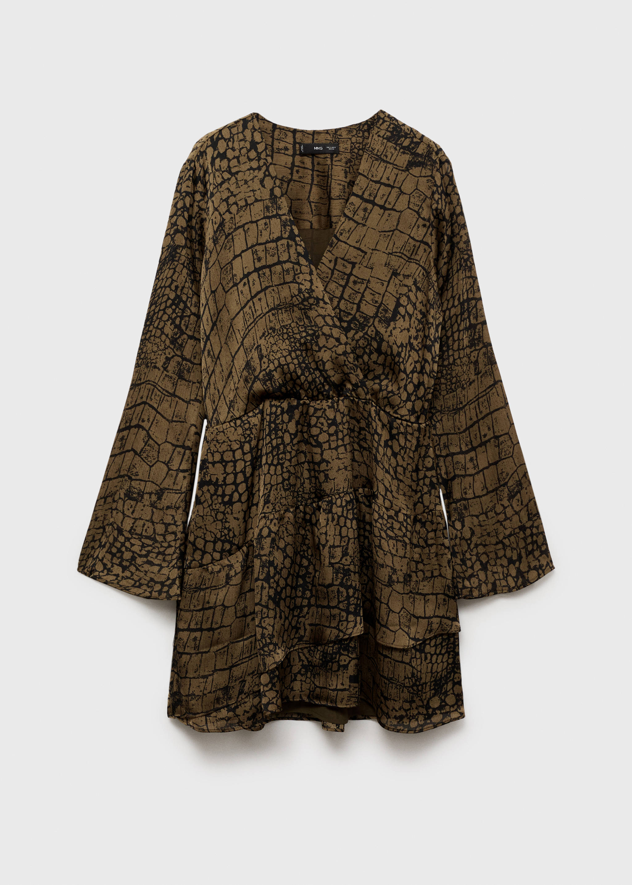 Robe volants en imprimé animal - Article sans modèle