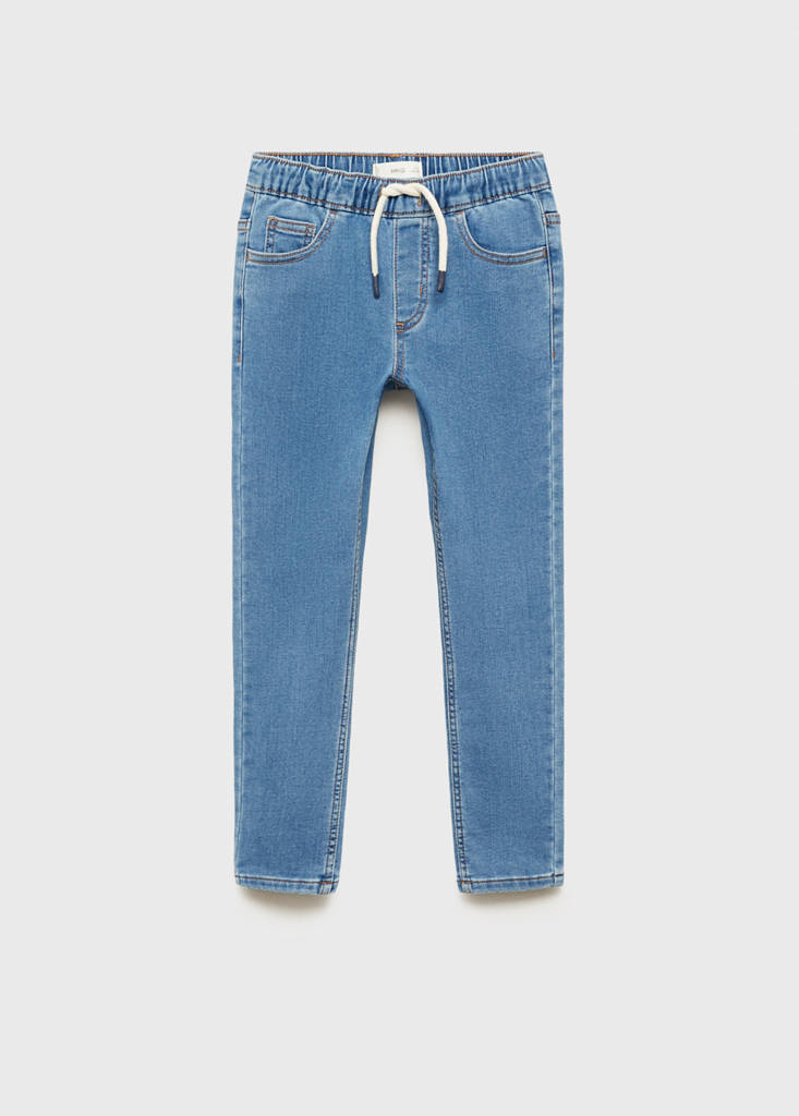 Drawstring waist jeans - thumbnail 3