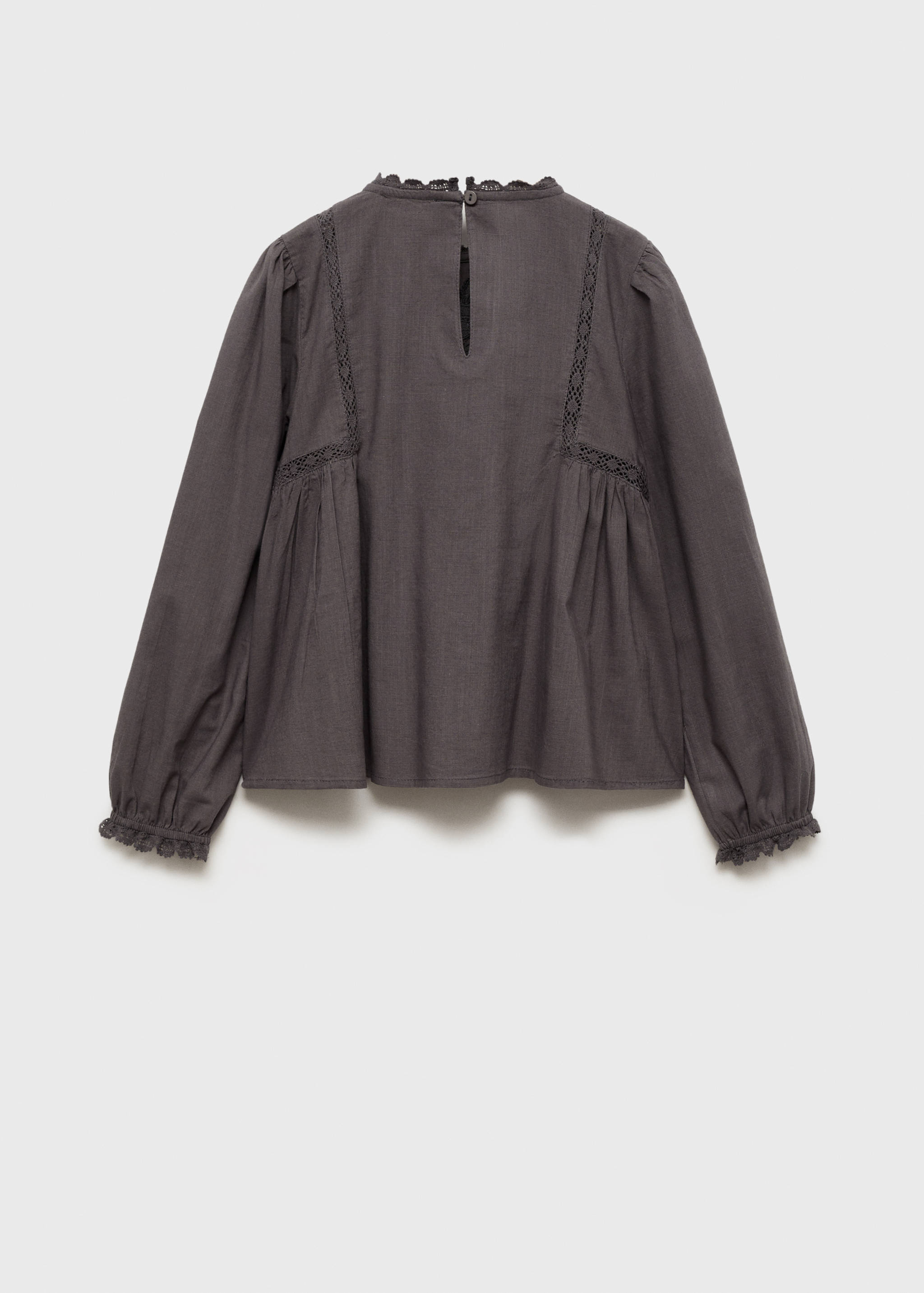 Embroidered details blouse - Reverse of the article