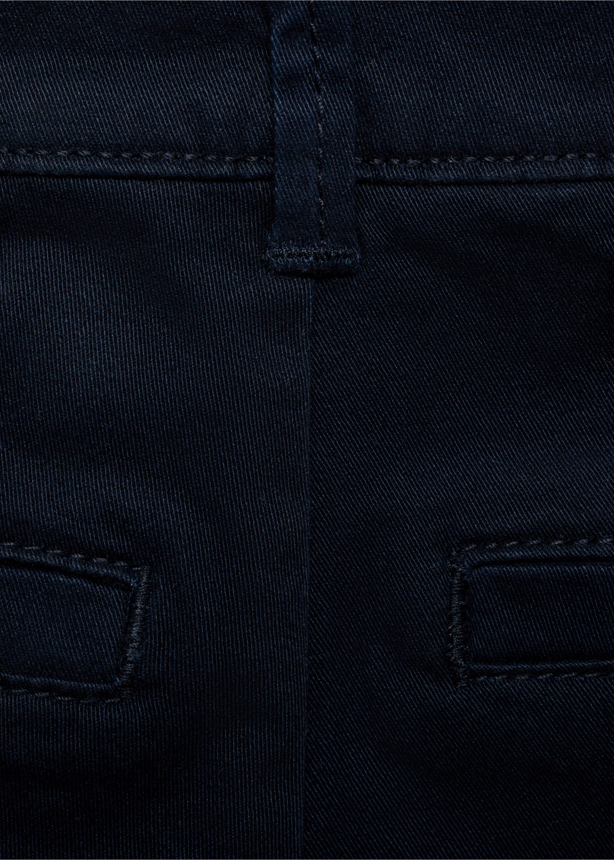 Cotton chinos - Details of the article 0, Dark Navy. Ref: 87030627-00.