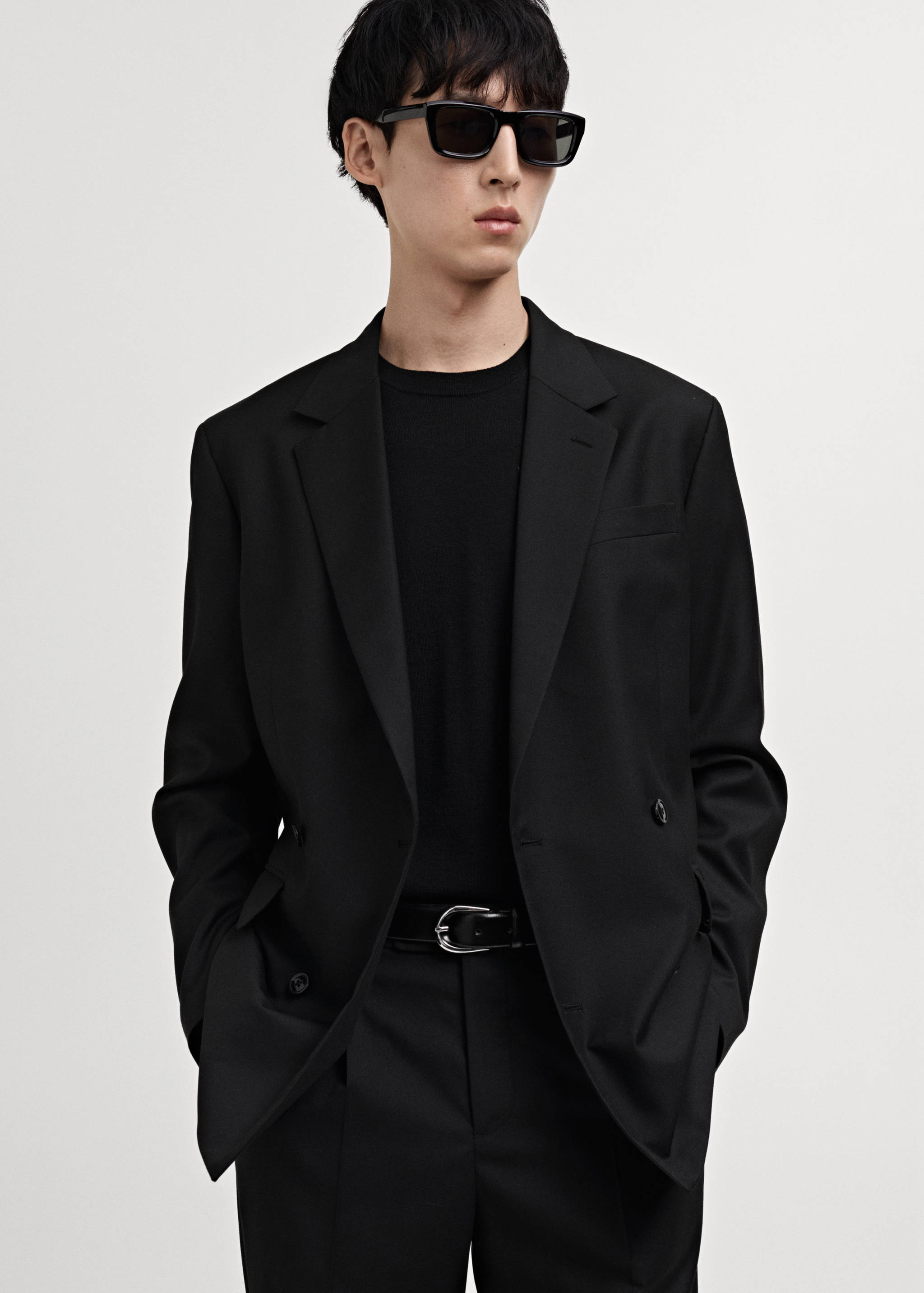 Americana traje Boston regular fit cruzada - Plano medio