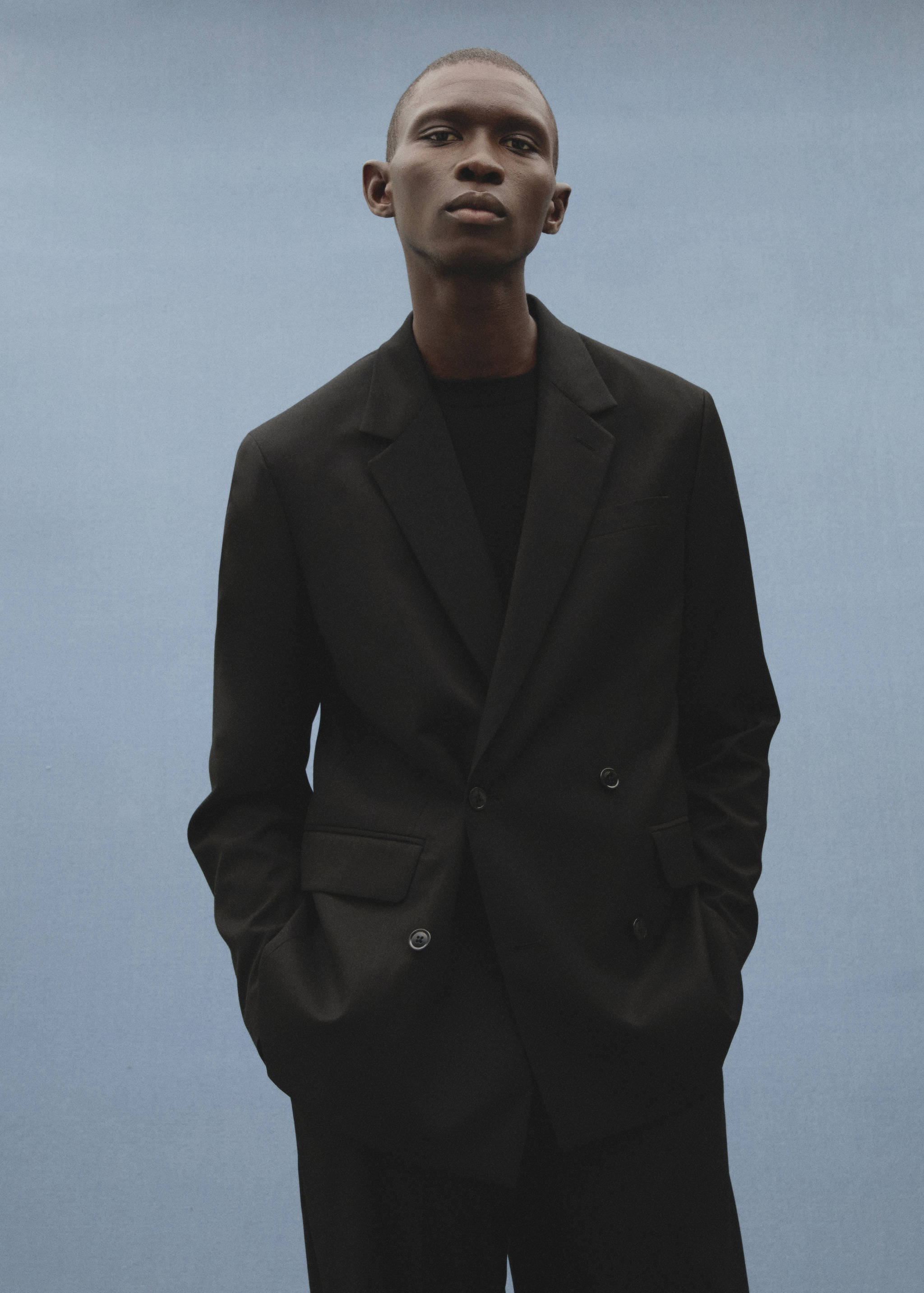 Boston regular-fit double-breasted suit jacket - Details of the article 5