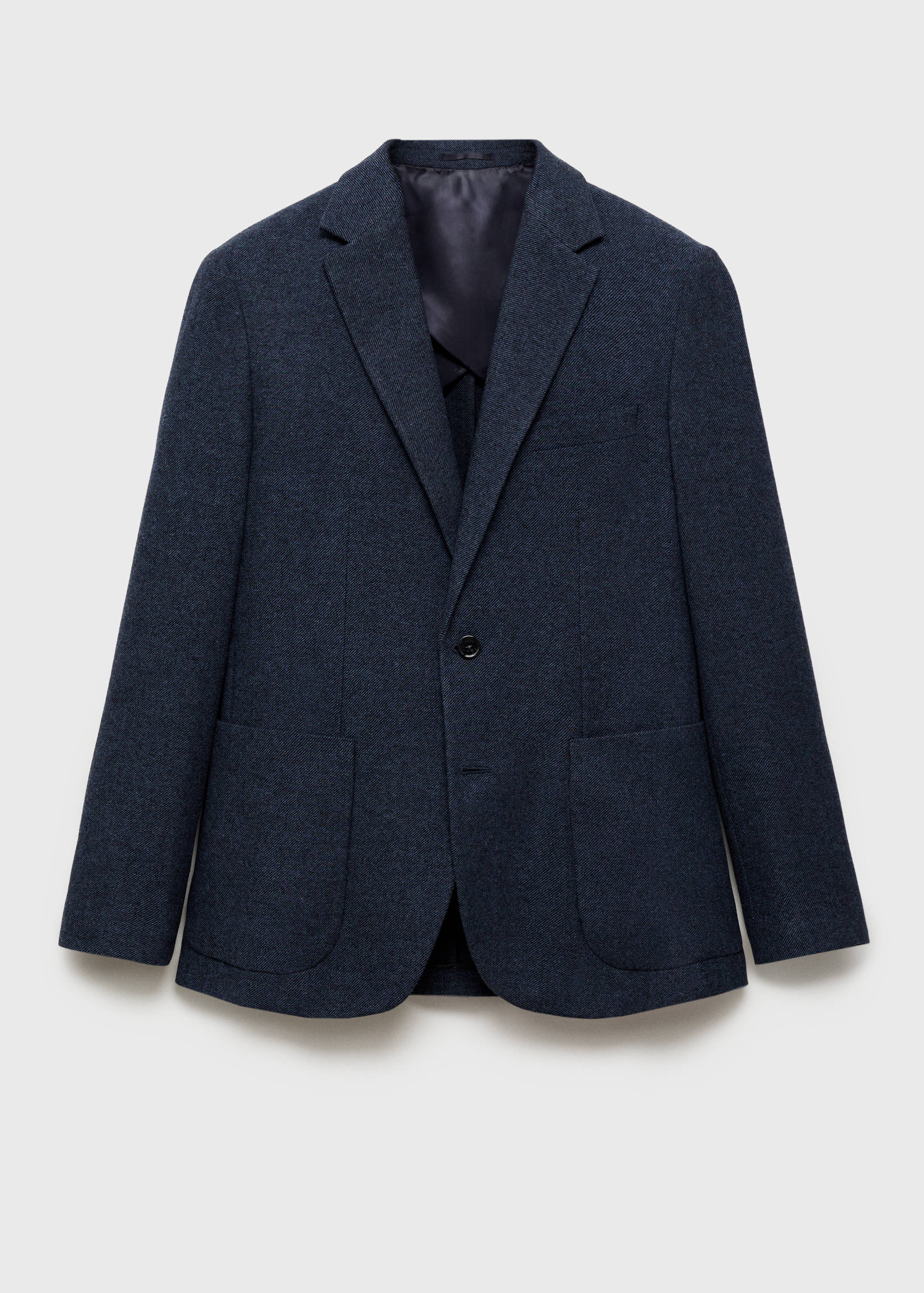 Veste laine mélangée slim-fit - Article sans modèle