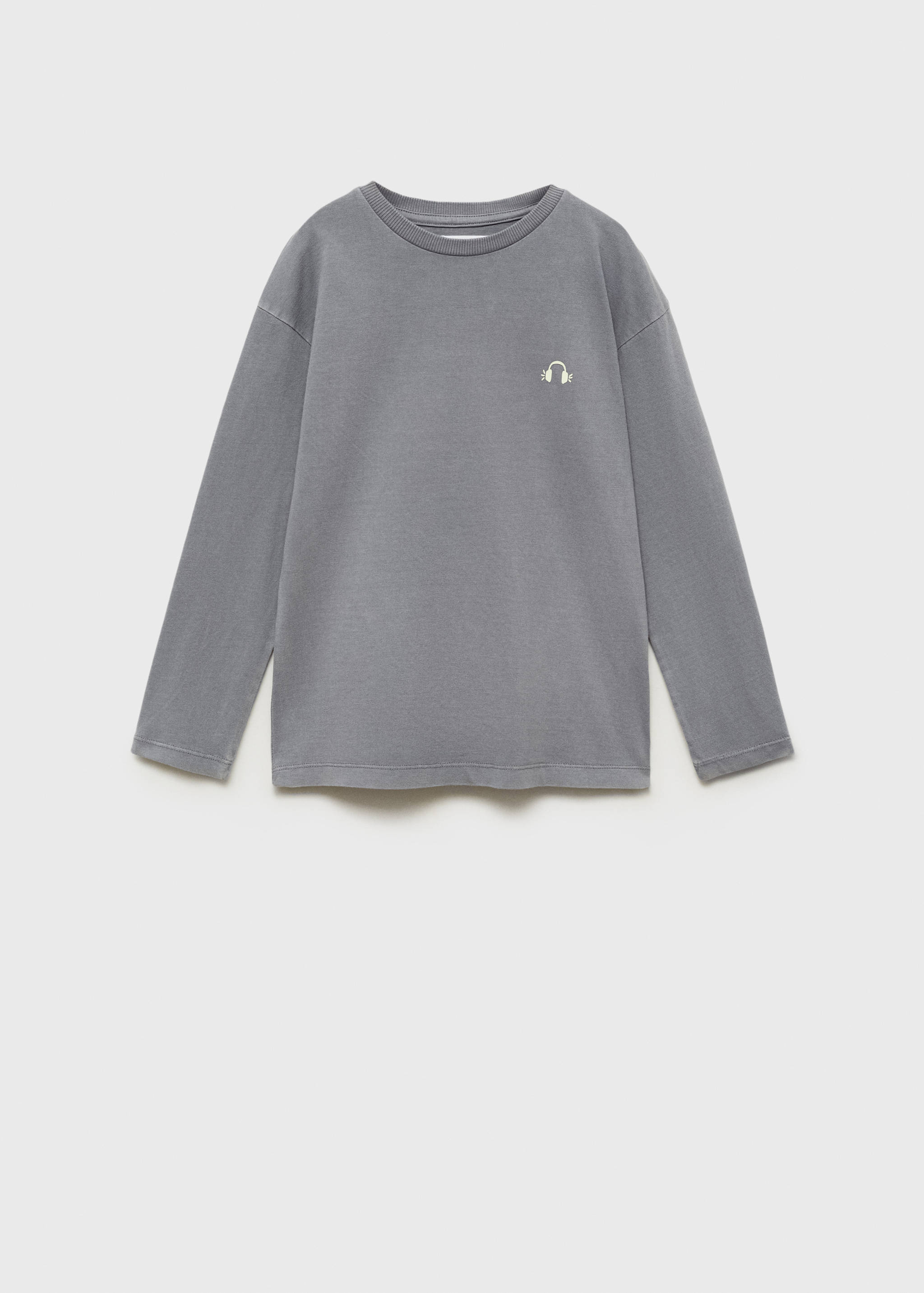 水洗效果棉质T恤 - null