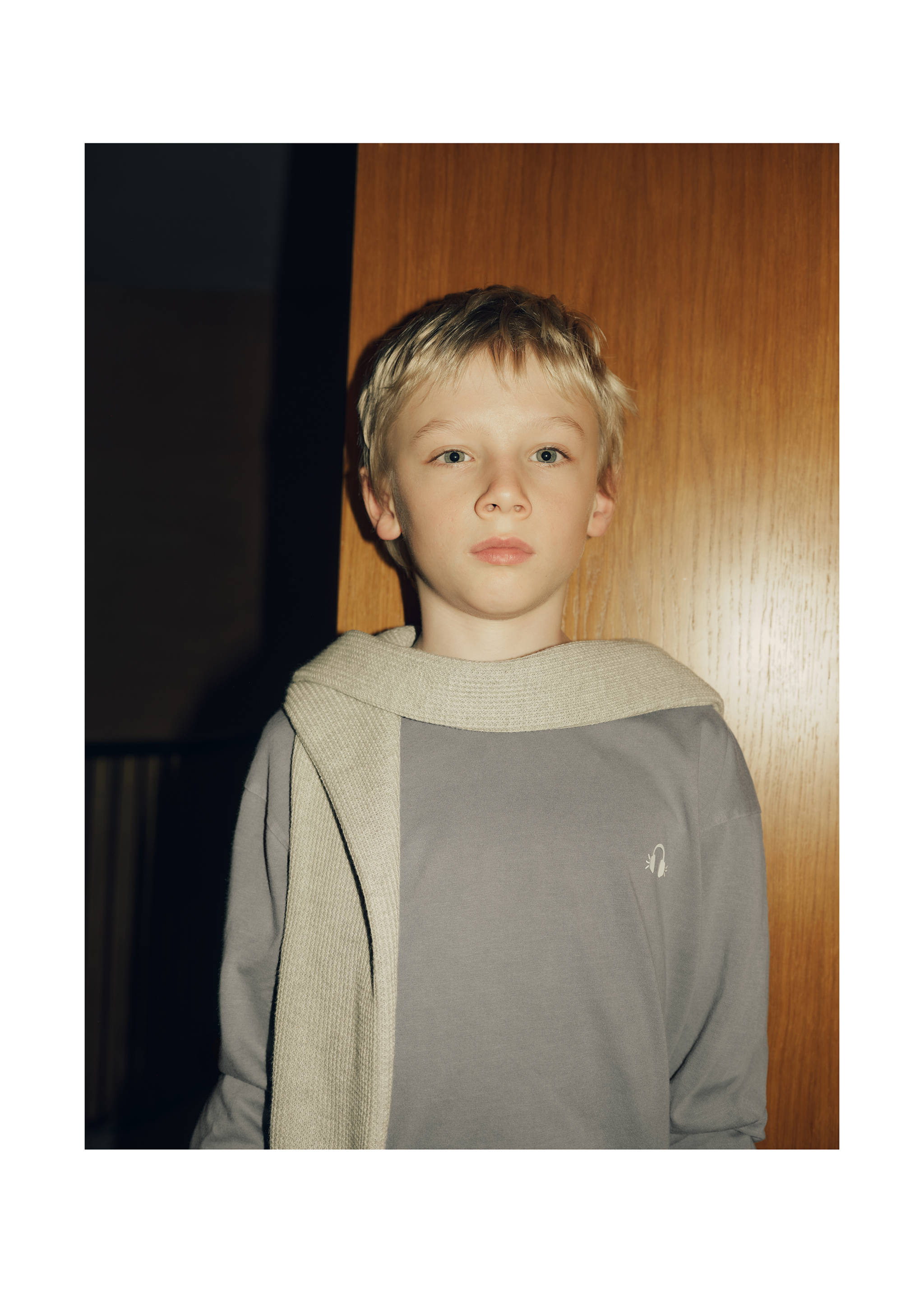 水洗效果棉质T恤 - null