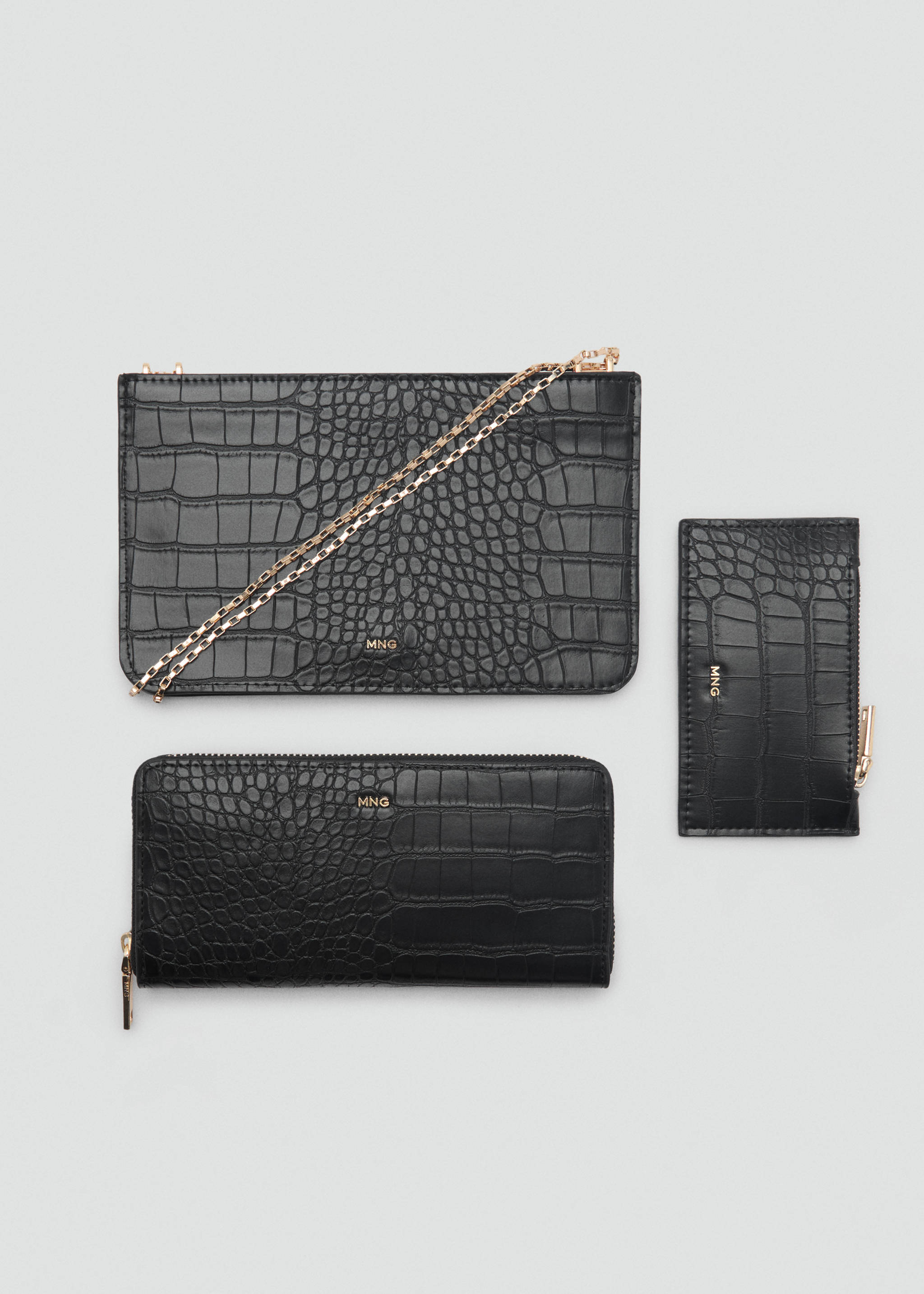 Croc-effect wallet - Details of the article 2