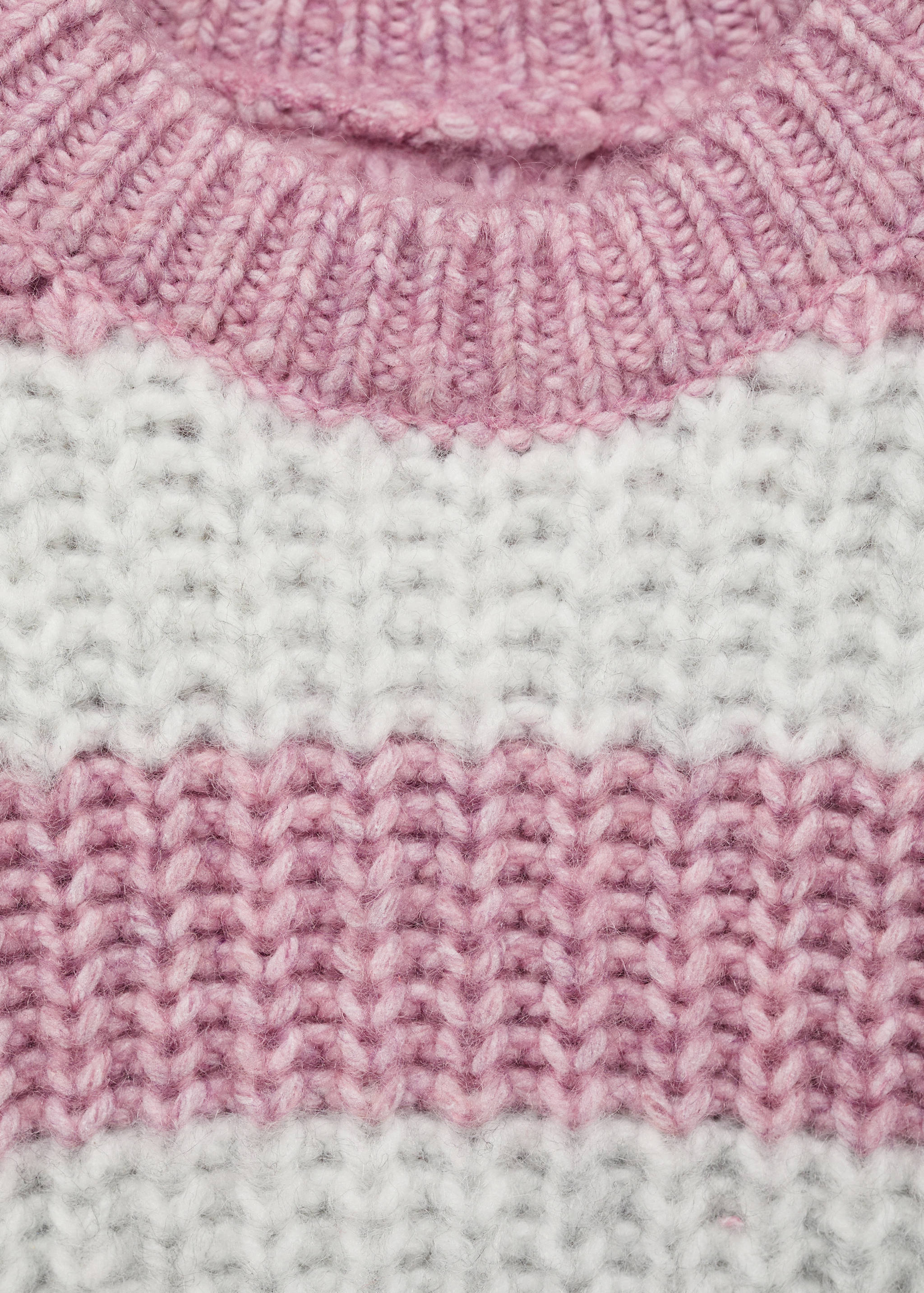 Pull-over côtelé à rayures - Détail de l'article 8