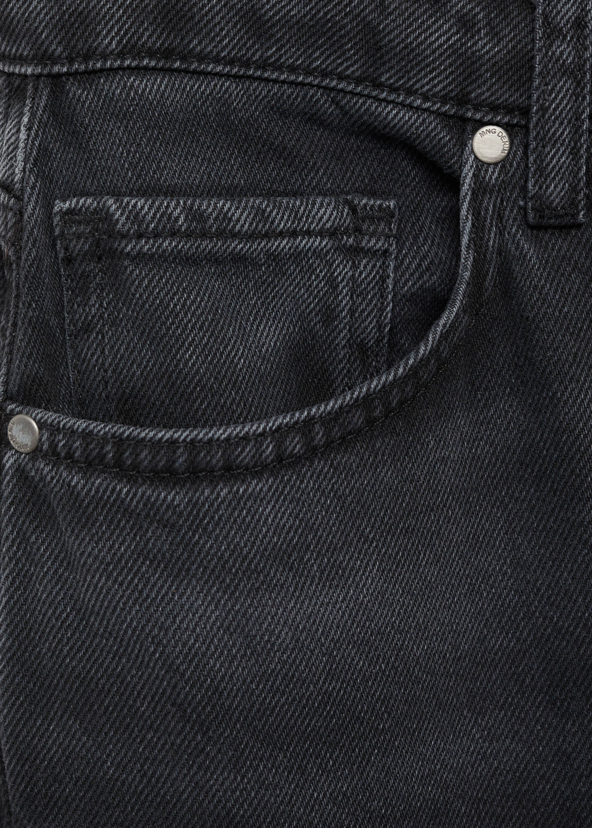 High-waisted wideleg jeans - Details of the article 0