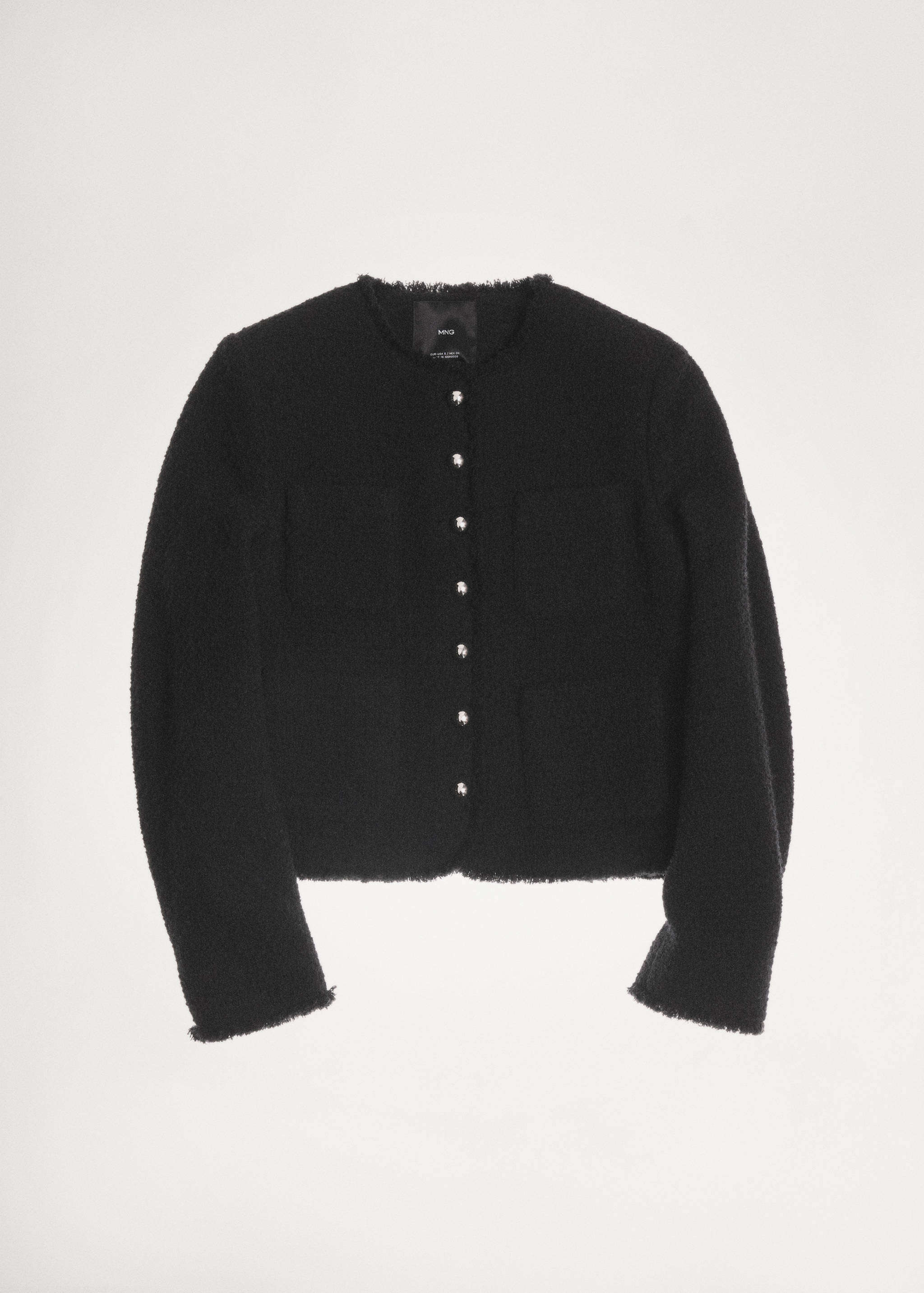 Veste tweed boutons bijoux - Détail de l'article 7