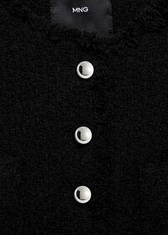 Tweed jacket with jewel buttons — Black 11