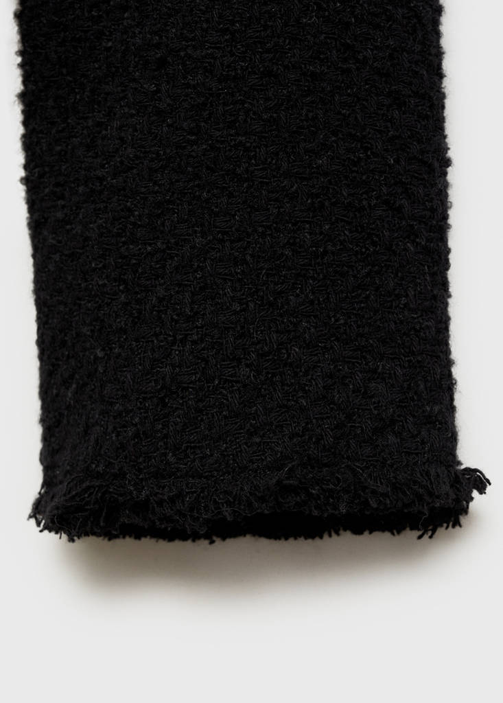 Tweed jacket with jewel buttons — Black